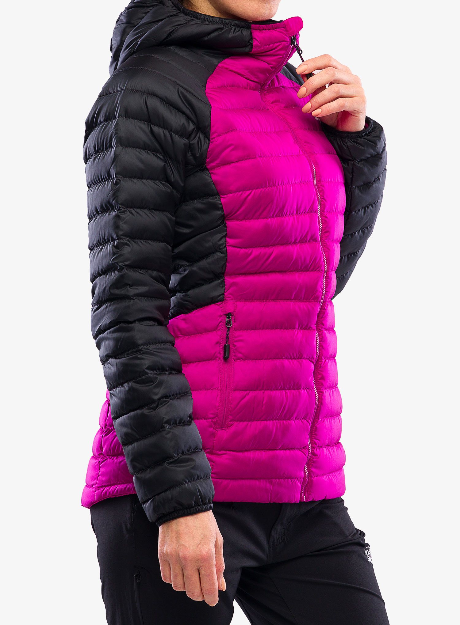 Dámská bunda The North Face Bettaforca LT Down Hoodie - pink/black