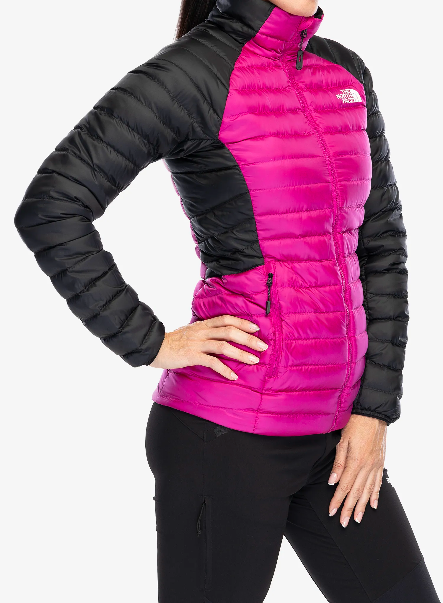 Dámská péřová bunda The North Face Bettaforca LT Down Jacket - pink/black