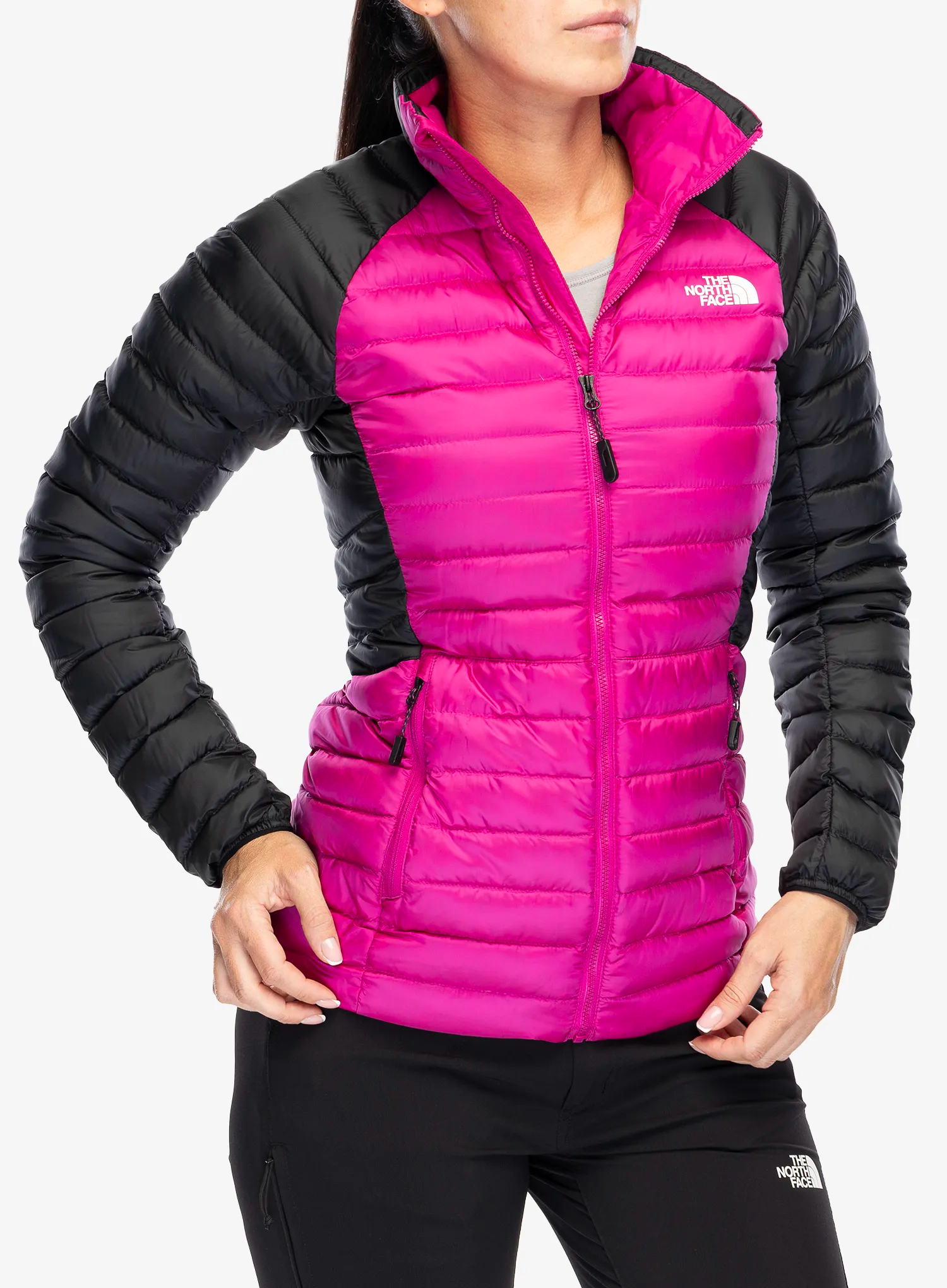 Dámská péřová bunda The North Face Bettaforca LT Down Jacket - pink/black