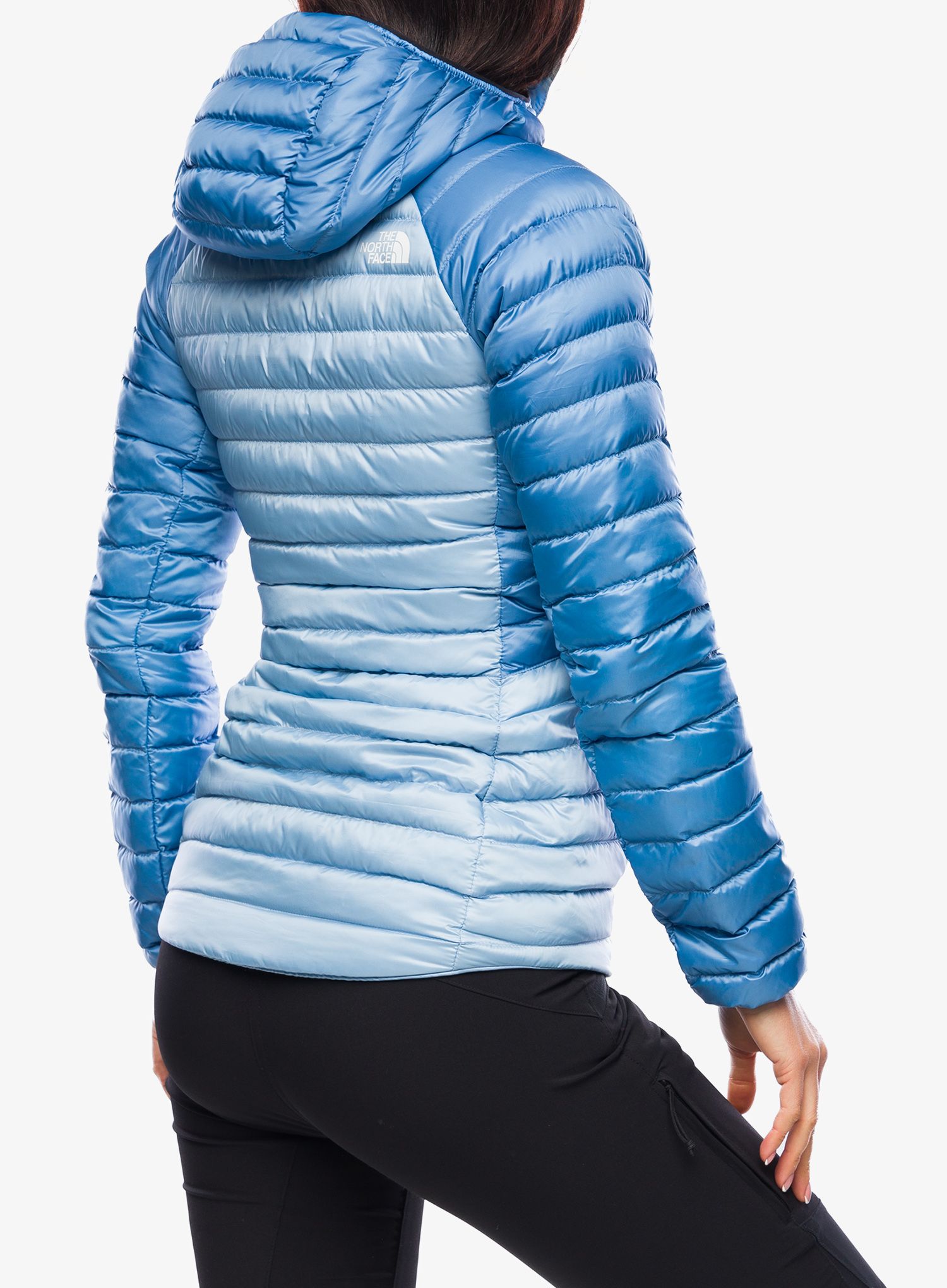 Dámská péřová bunda The North Face Bettaforca Lt Down Hoodie - blue/stone