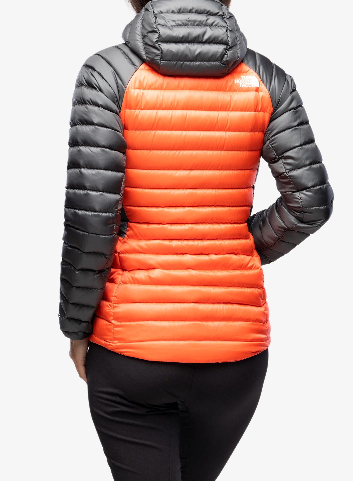 Dámská zimní bunda The North Face Bettaforca Lt Down Hoodie - orange/black