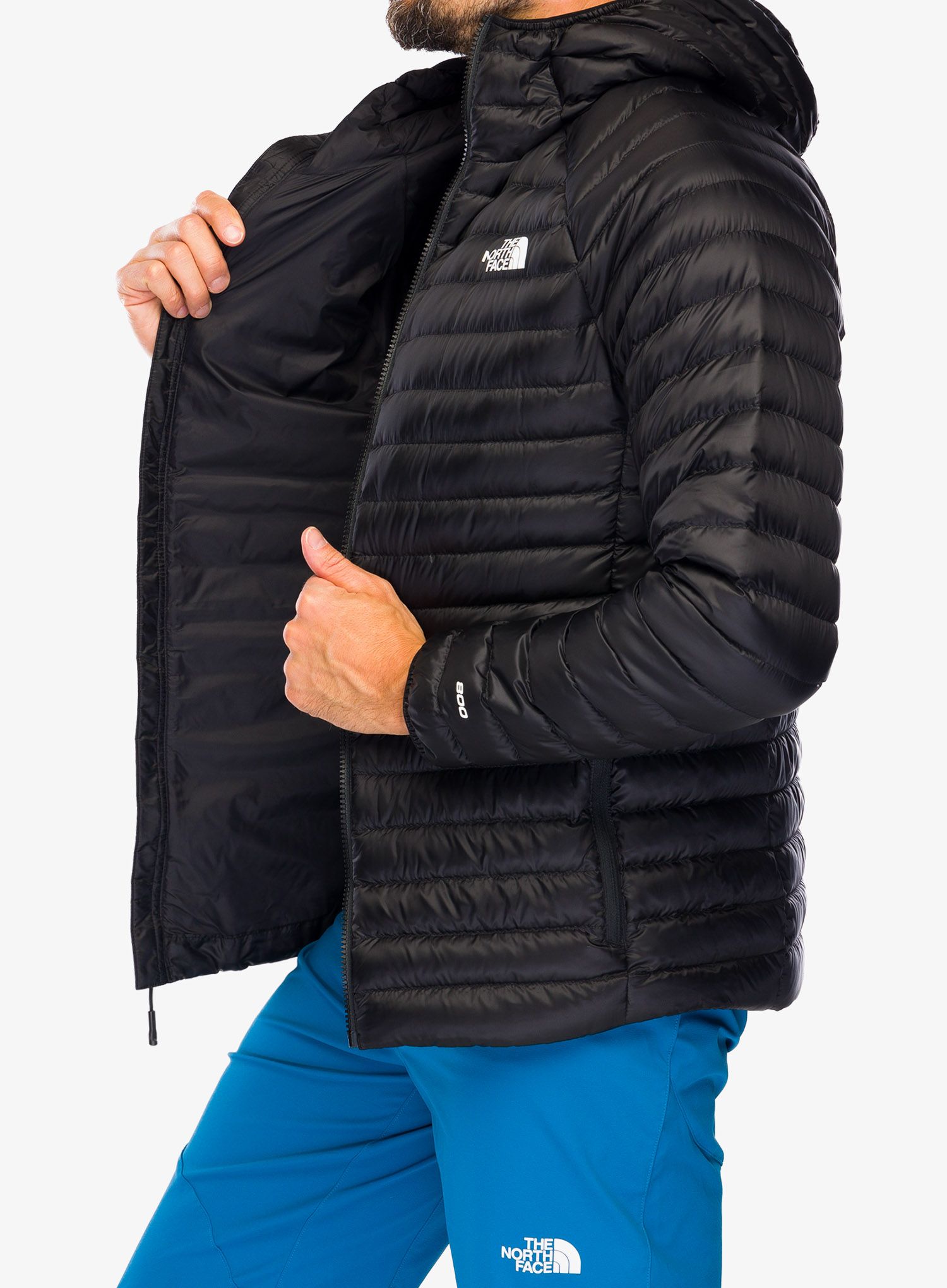 Péřová bunda The North Face Bettaforca Lt Down Hoodie - tnf black/tnf black