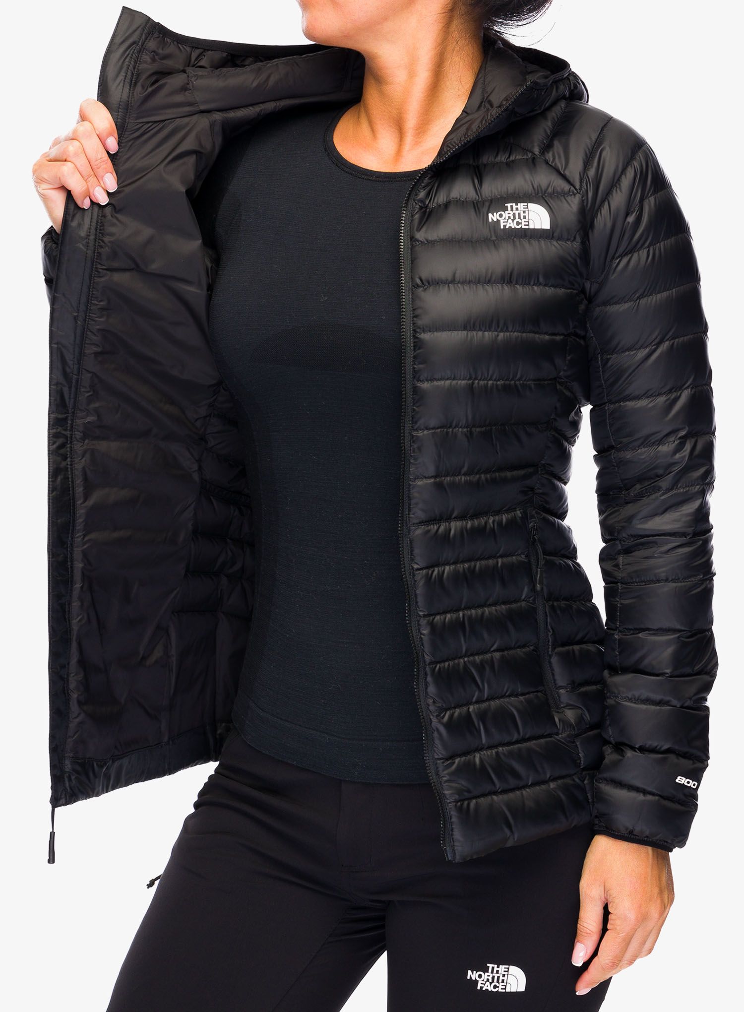 Dámská péřová bunda The North Face Bettaforca Lt Down Hoodie - tnf black/tnf black