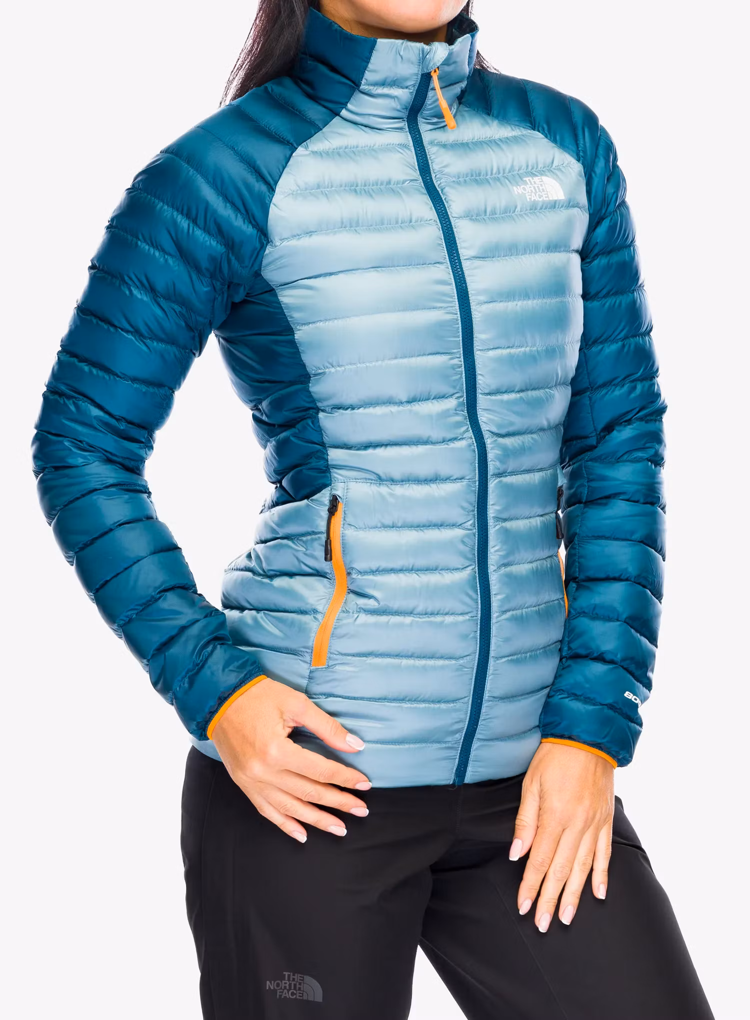 Dámská péřová bunda The North Face Bettaforca Lt Down Jacket - algae blue/midnight petrol