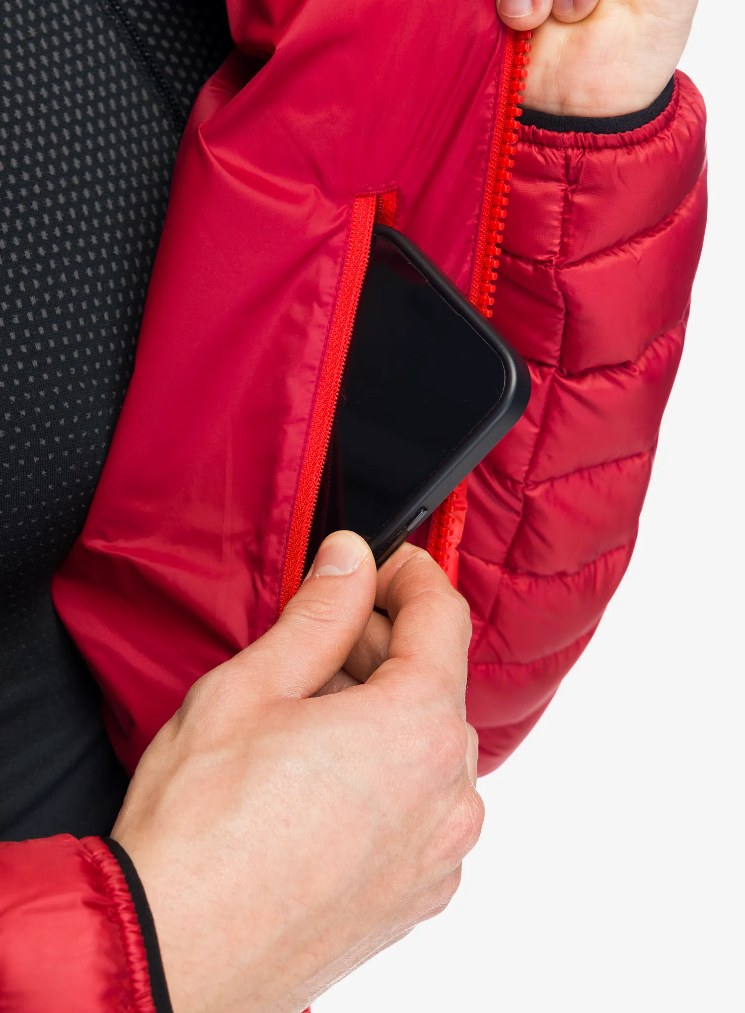 Péřová bunda The North Face Bettaforca Lt Down Jacket - high risk red/garnet red