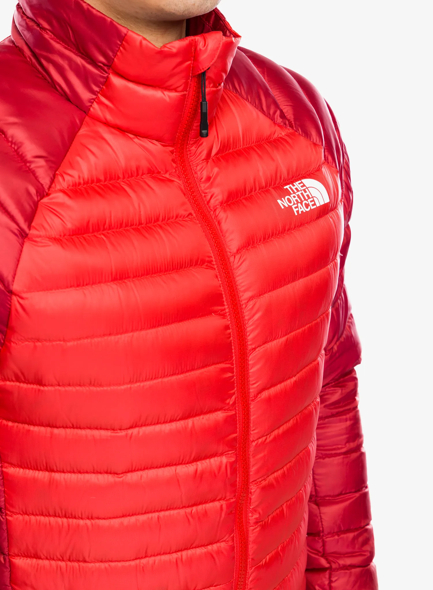 Péřová bunda The North Face Bettaforca Lt Down Jacket - high risk red/garnet red