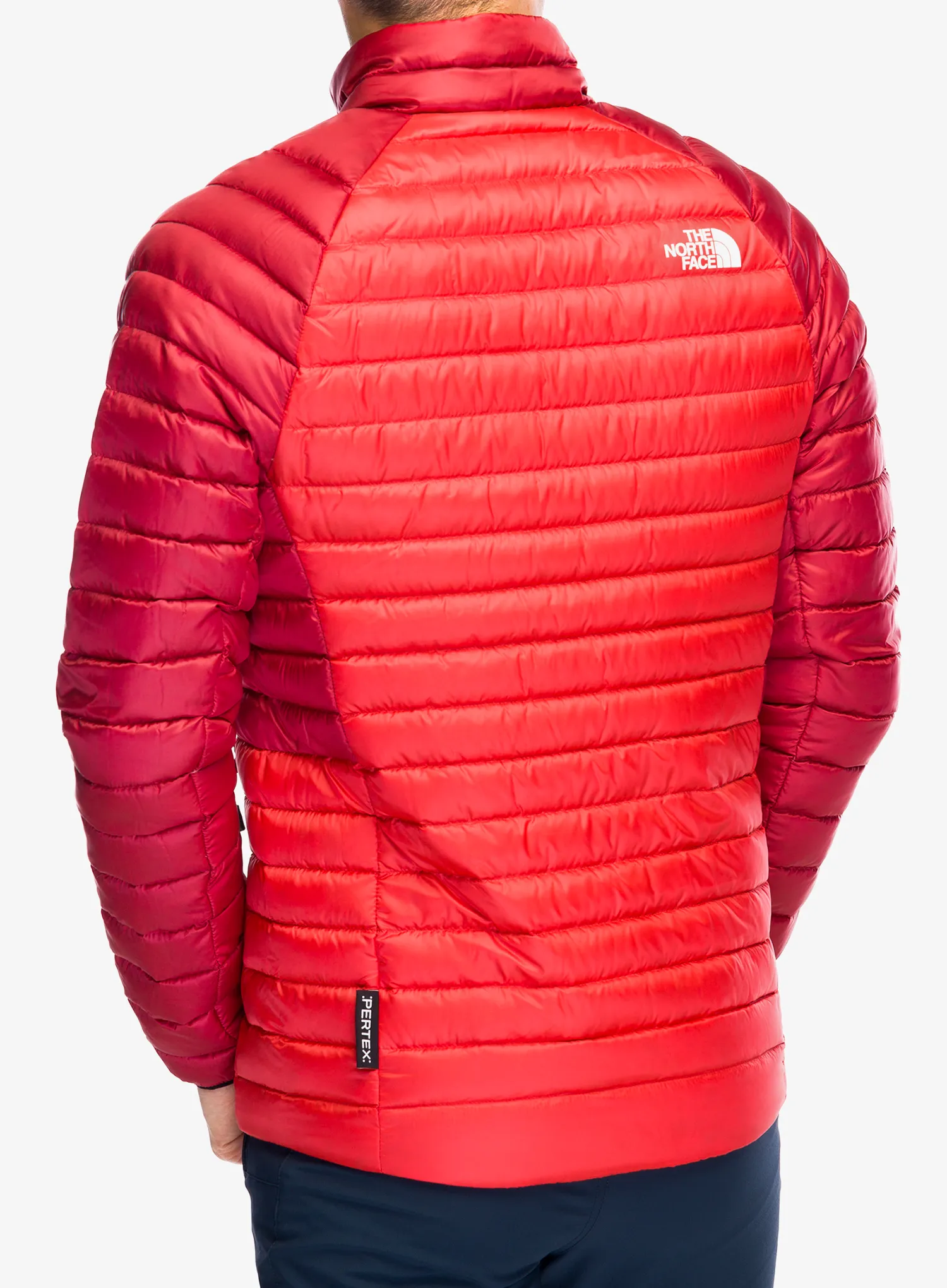 Péřová bunda The North Face Bettaforca Lt Down Jacket - high risk red/garnet red