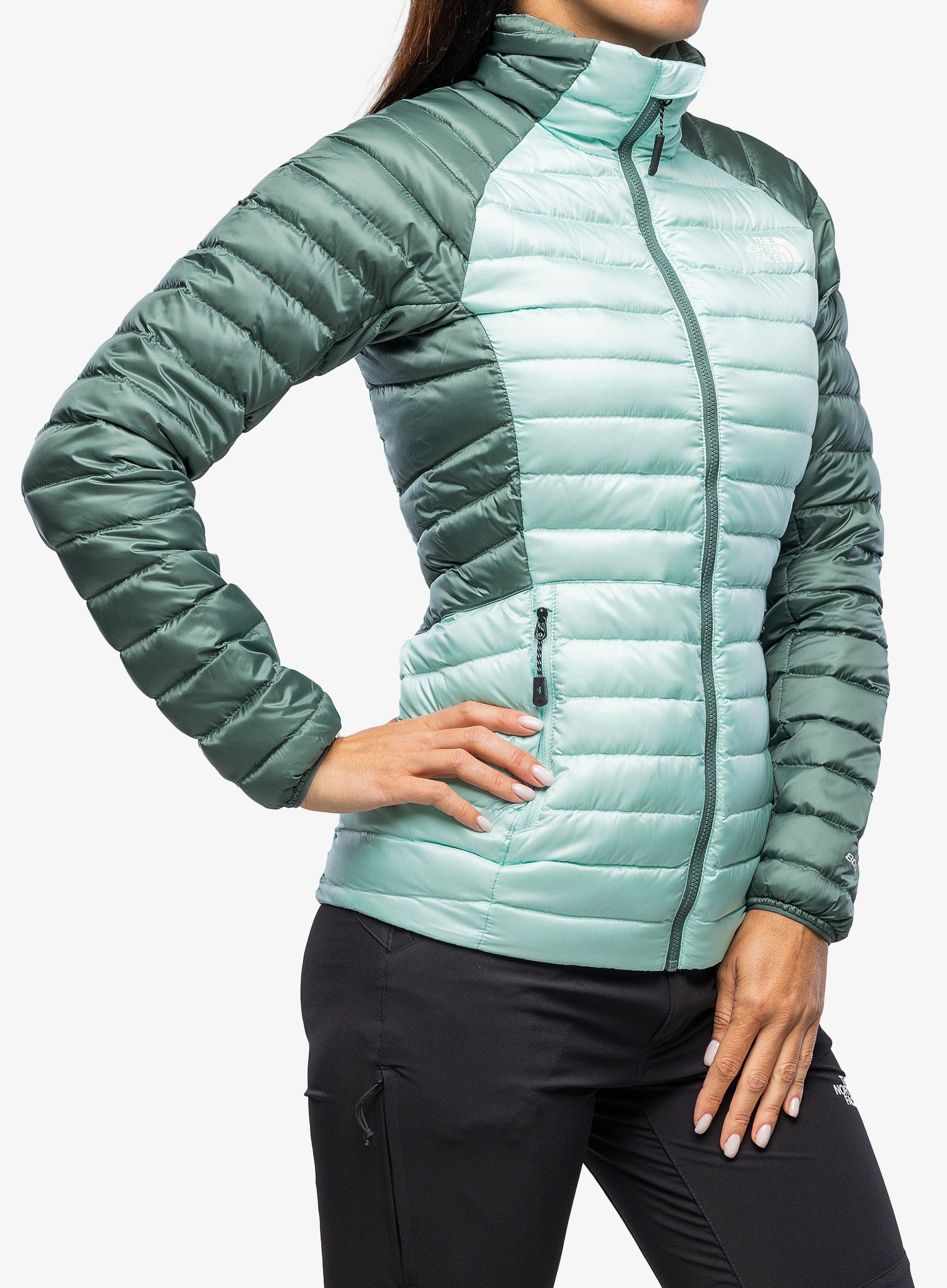 Dámská péřová bunda The North Face Bettaforca Lt Down Jacket - teal/dark sage