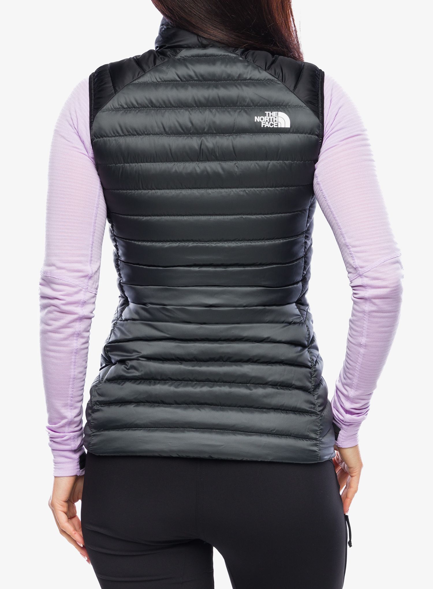 Péřová vesta dámská The North Face Bettaforca Lt Down Vest - asphalt grey/black
