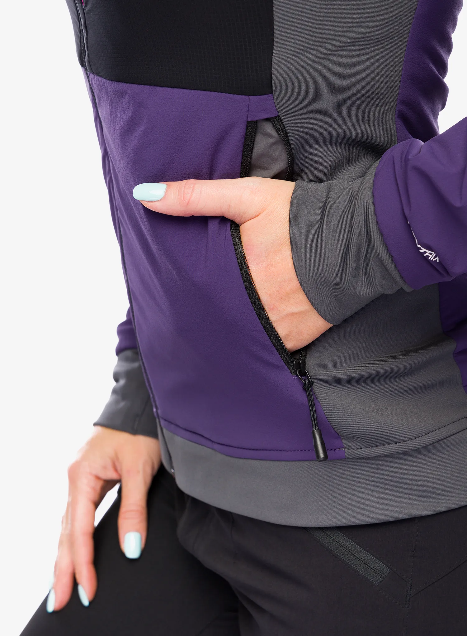Hybridní bunda dámská The North Face Binntal Hybrid Ventrix Hoodie - eternal purple/tnf black