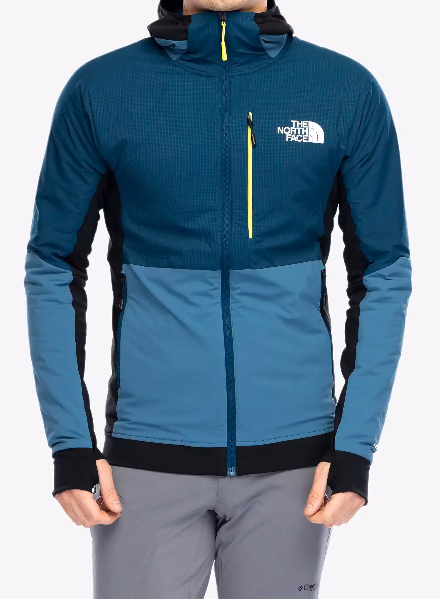 Hybridní bunda The North Face Binntal Hybrid Ventrix Hoodie - mal.blue/midnight petrol/black