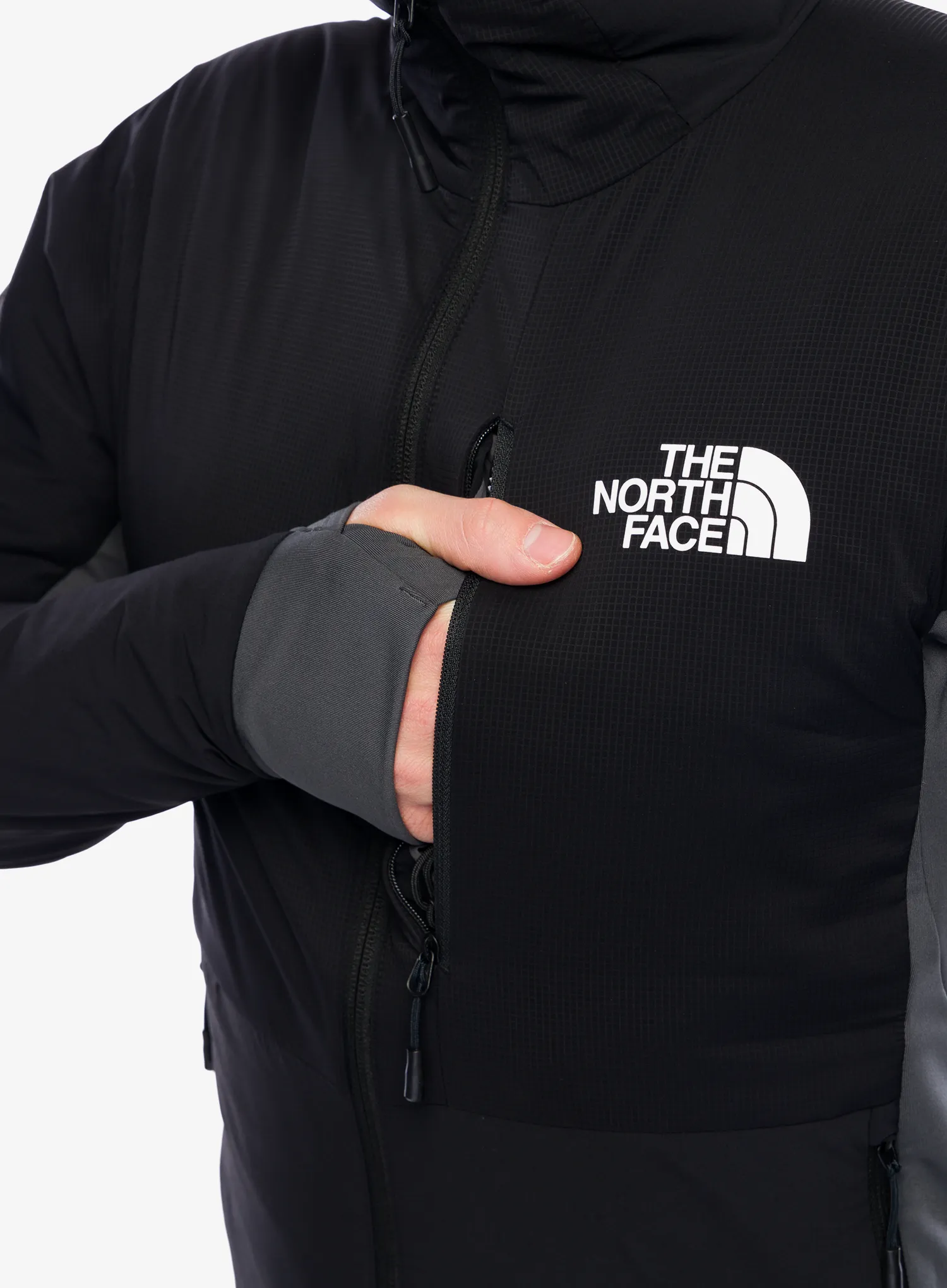 Hybridní bunda The North Face Binntal Hybrid Ventrix Jacket - blk/blk/anthracite grey