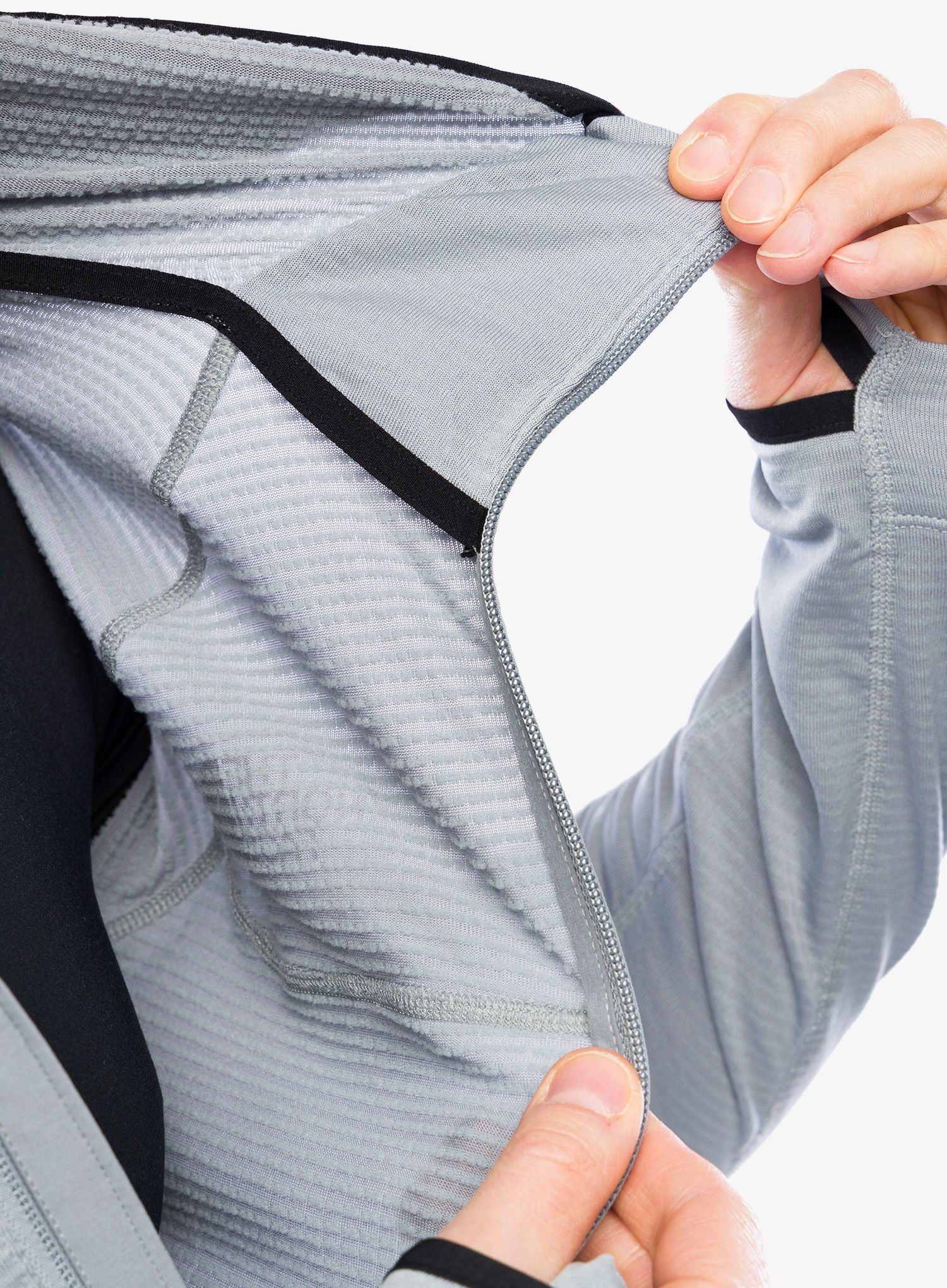 Rozepínací mikina The North Face Bolt Polartec Hoodie - monument grey