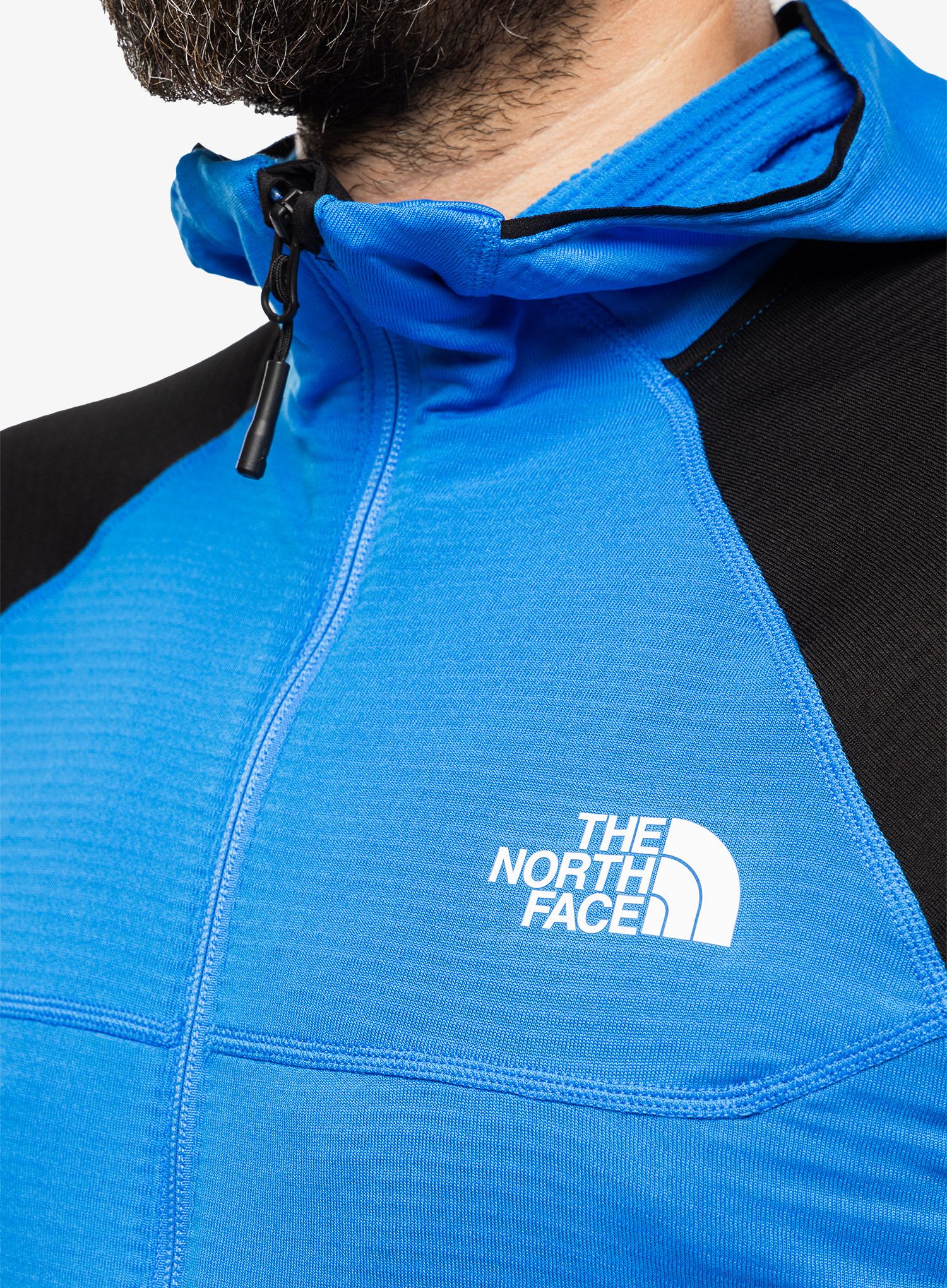 Pánská mikina The North Face Bolt Polartec Hoodie - optic blue/tnf black
