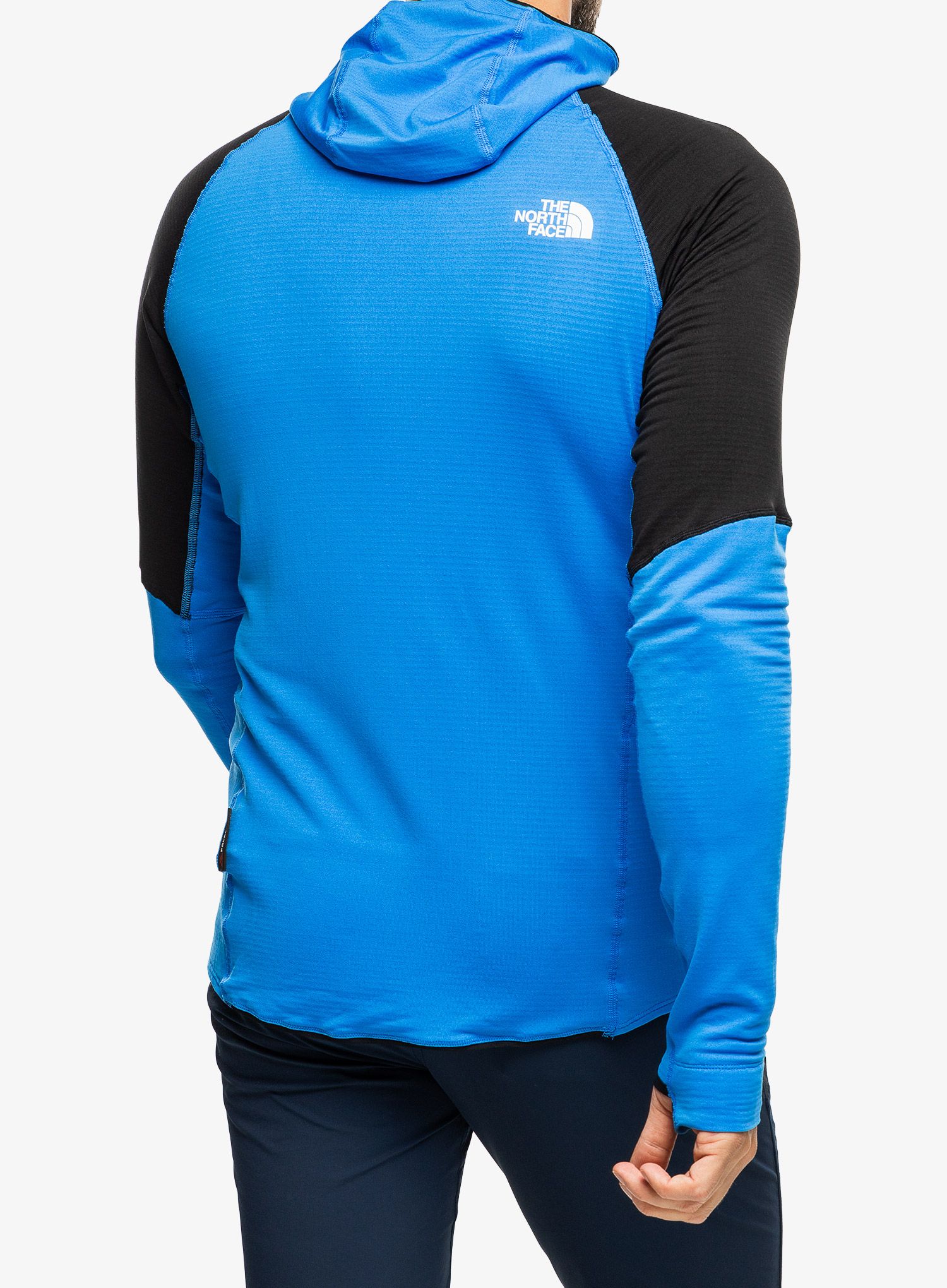 Pánská mikina The North Face Bolt Polartec Hoodie - optic blue/tnf black