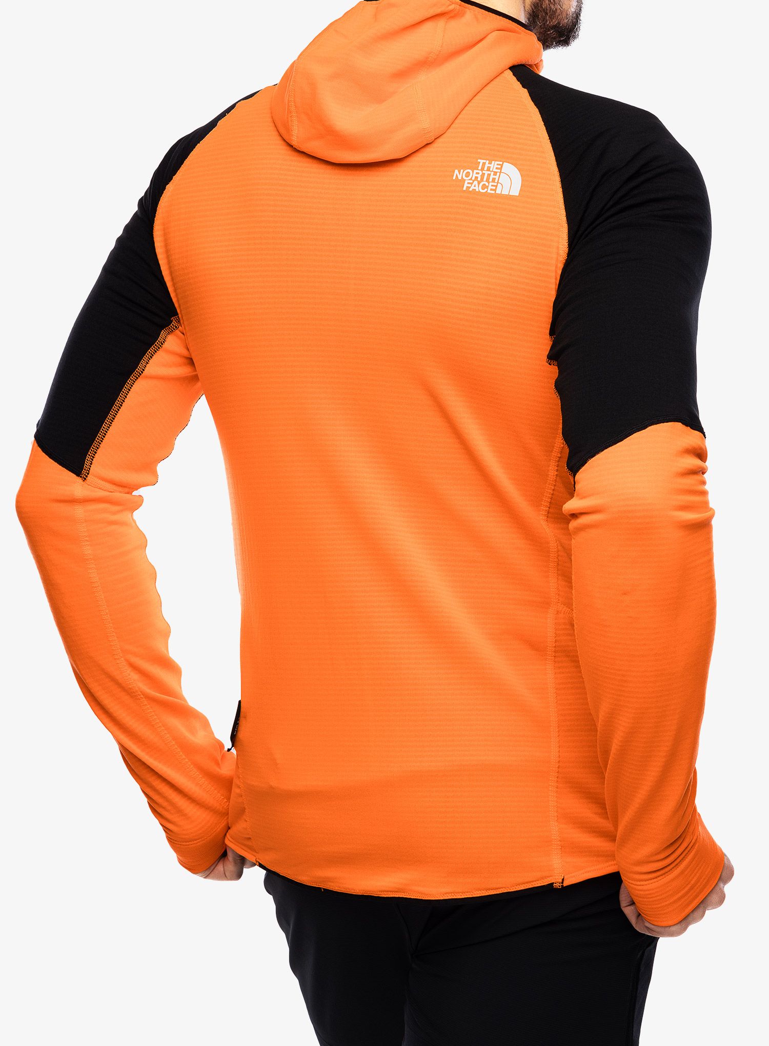 Outdoorova mikina The North Face Bolt Polartec Hoodie - orange/black