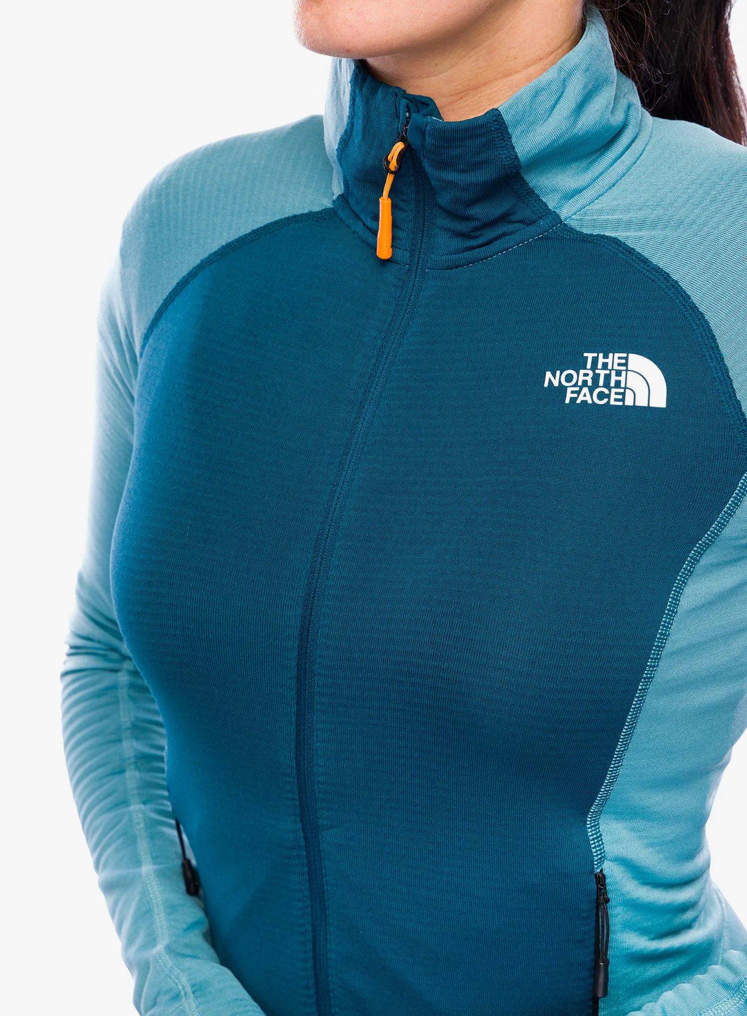 Fleecová mikina dámská The North Face Bolt Polartec Jacket - algae blue/midnight petrol