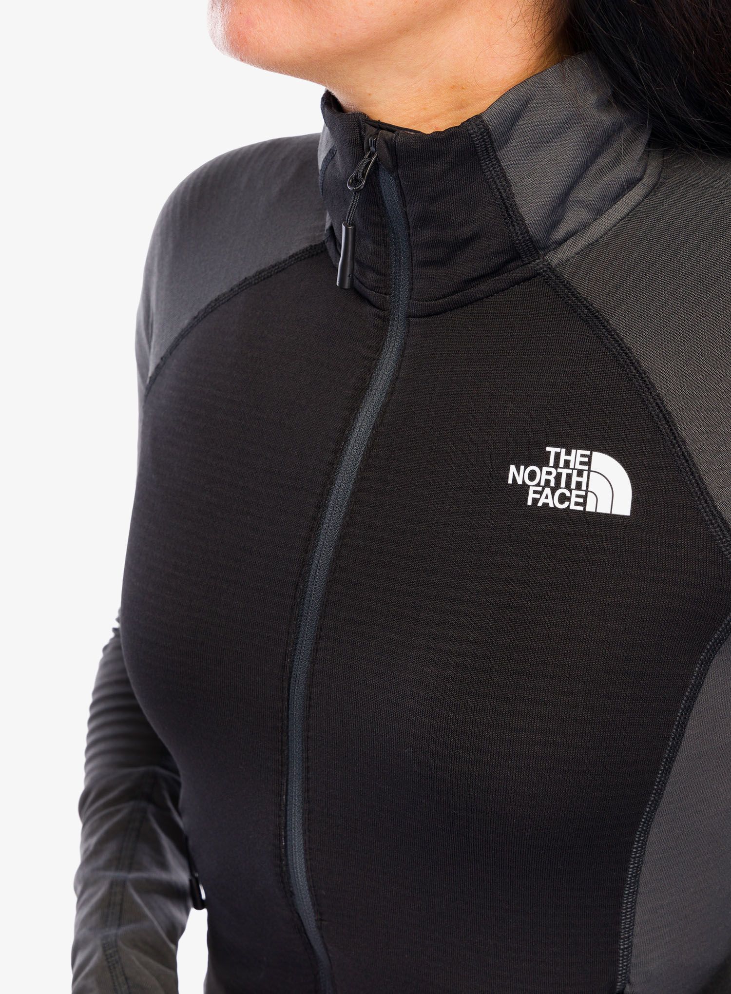 Fleece mikina dámská The North Face Bolt Polartec Jacket - asphalt grey/tnf black