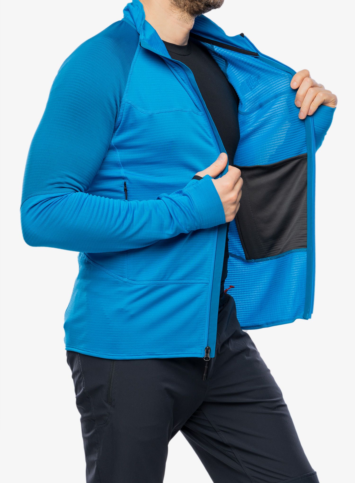 Mikina na lezení The North Face Bolt Polartec Jacket - skyline/adriatic