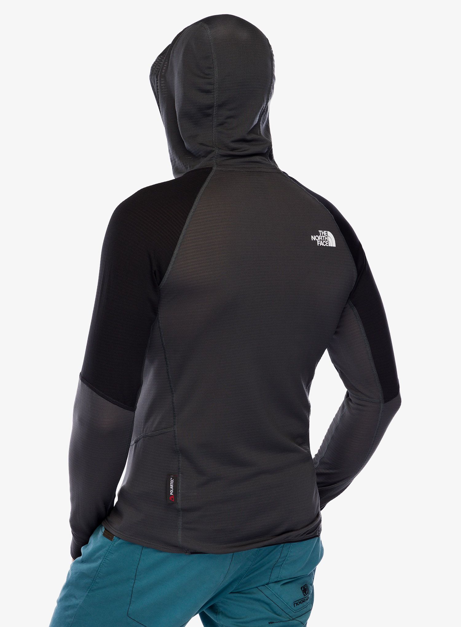 Mikina s kapucí The North Face Bolt Polartec Pull On - asphalt grey/black