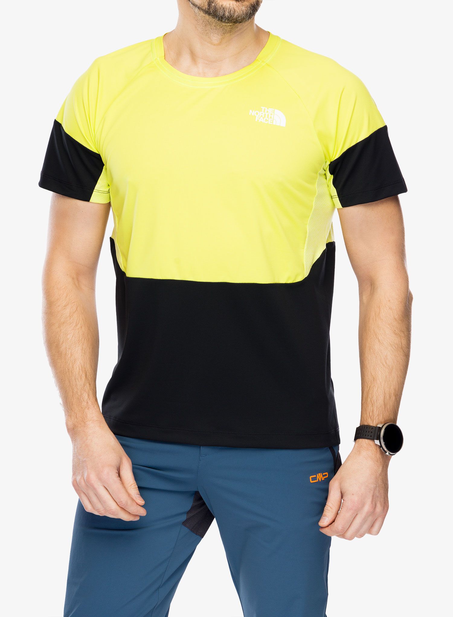 Rychleschnoucí triko The North Face Bolt Tech Tee - fizz lime/black