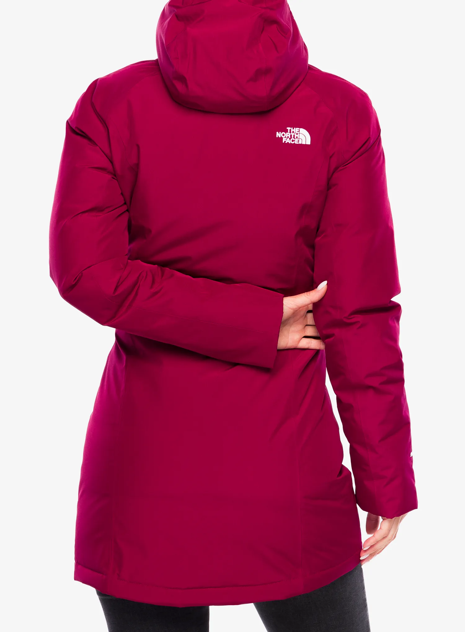 Dámský kabát The North Face Brooklyn Parka - beetroot
