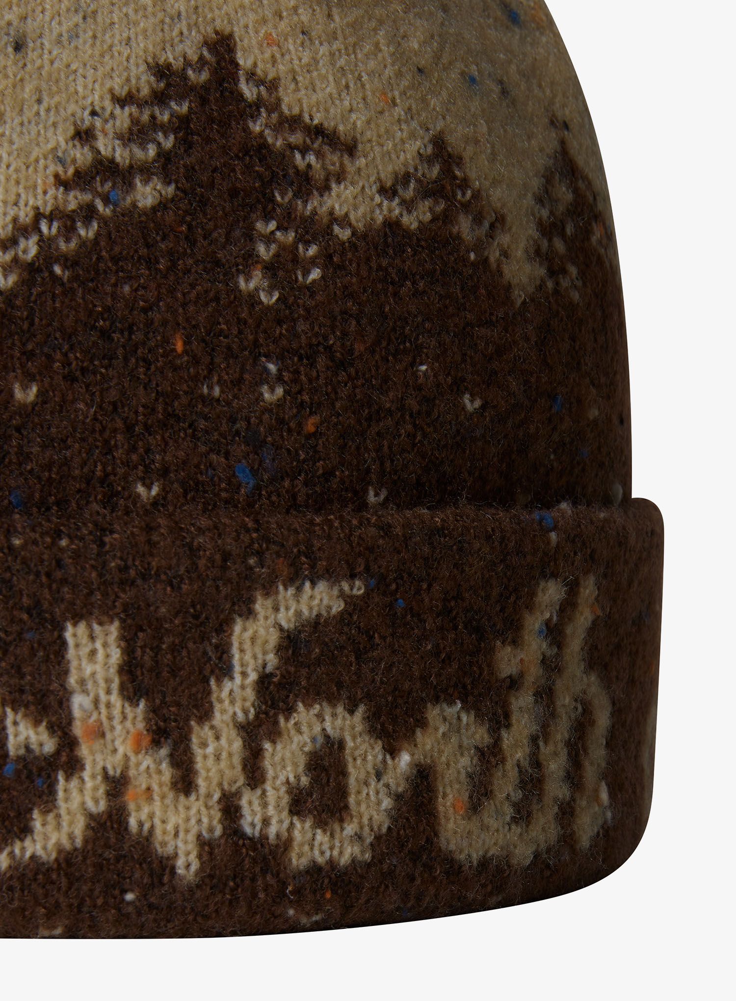 Zimní čepice The North Face Cabin Mountainscape Beanie - smokey brown/gravel