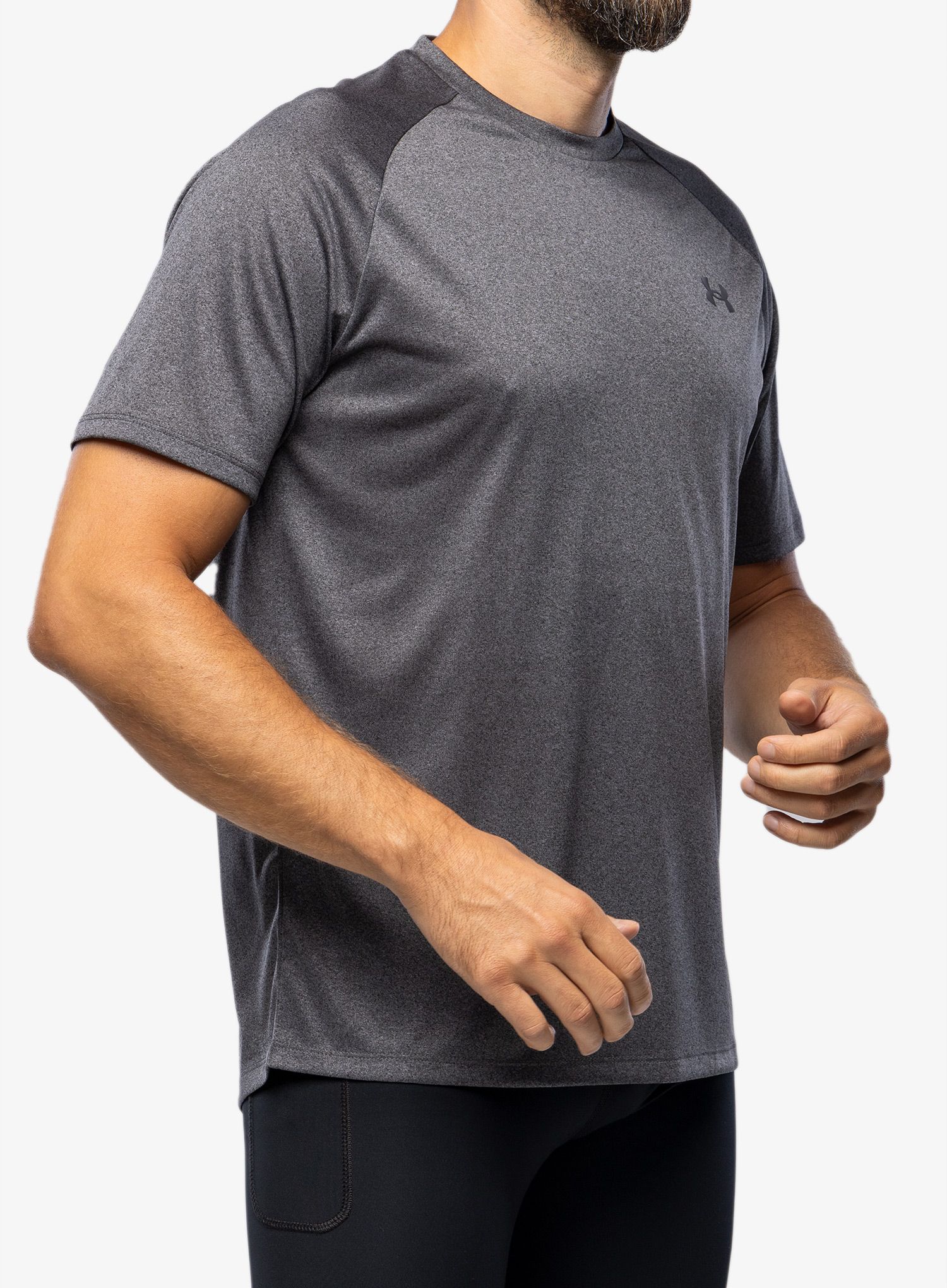 Sportovní tričko Under Armour Tech 2.0 Short Sleeve - carbon heather/black