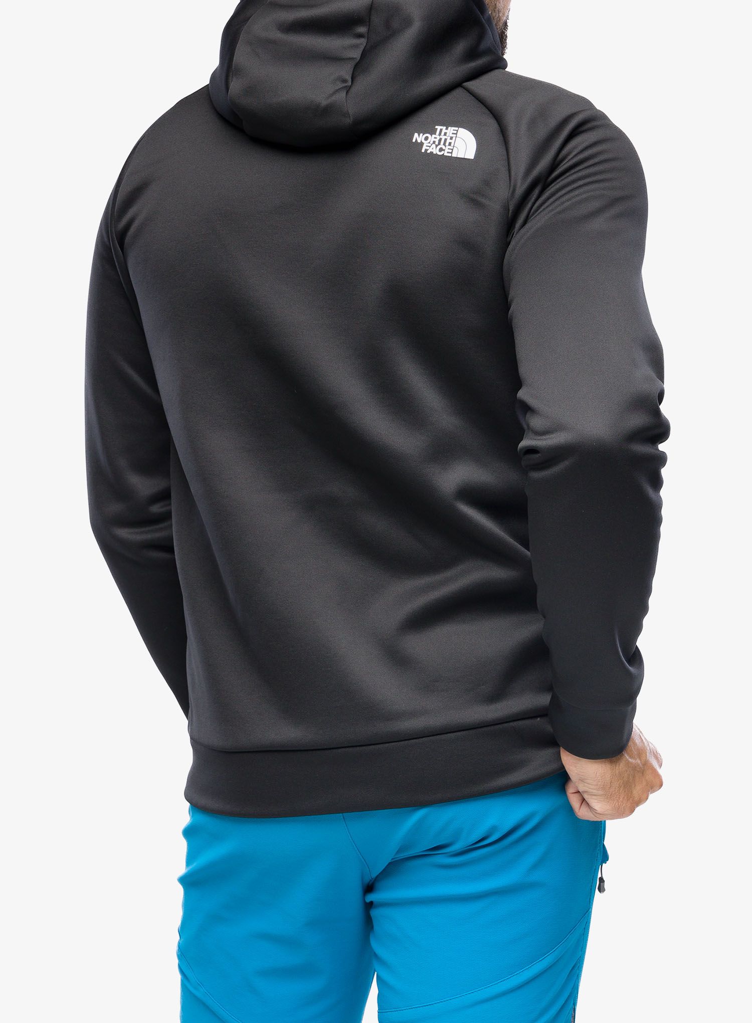 Rozepínací mikina The North Face Reaxion Fleece F/Z Hoodie - black/grey