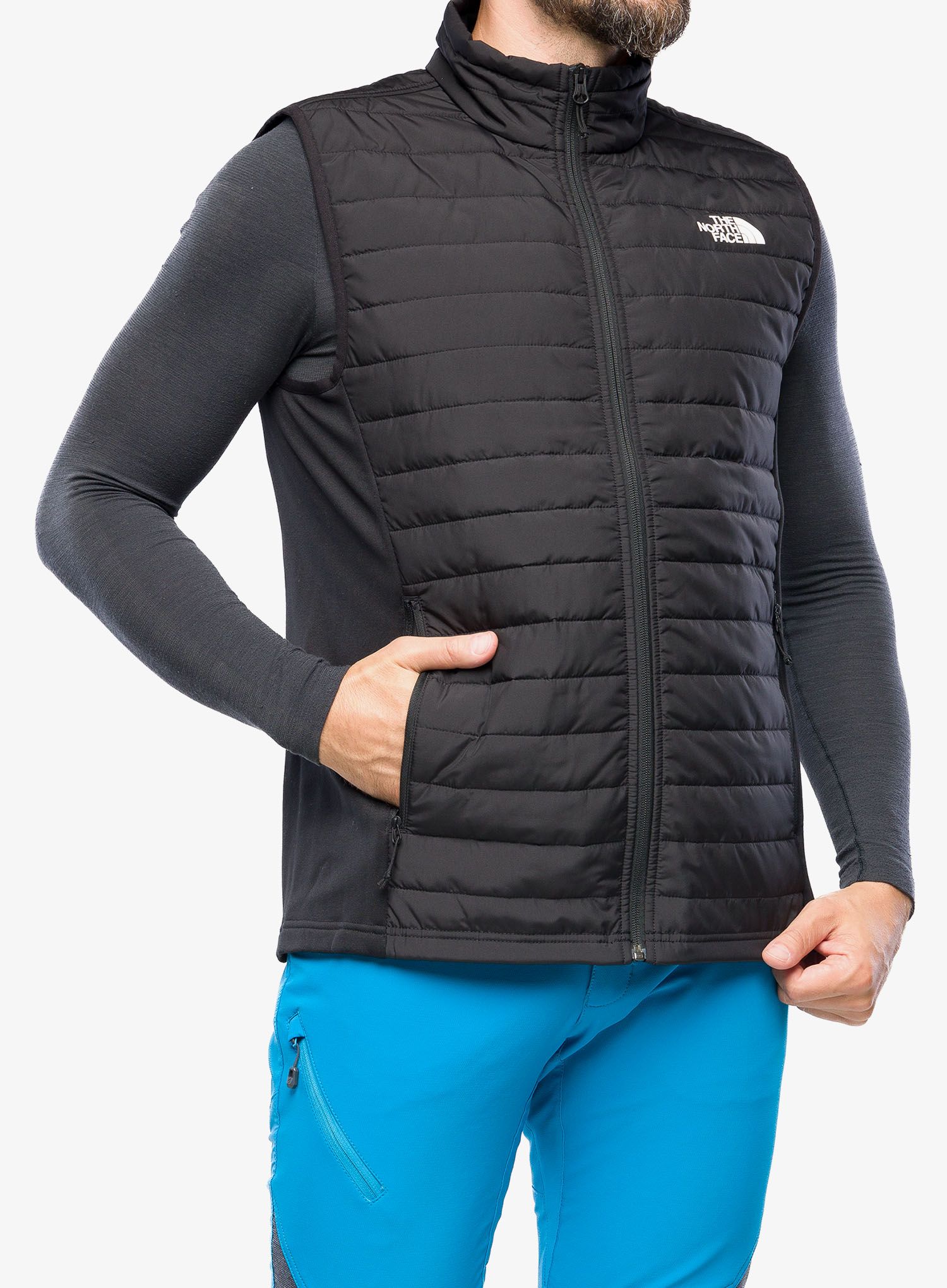 Zateplená vesta The North Face Canyonlands Hybrid Vest - tnf black