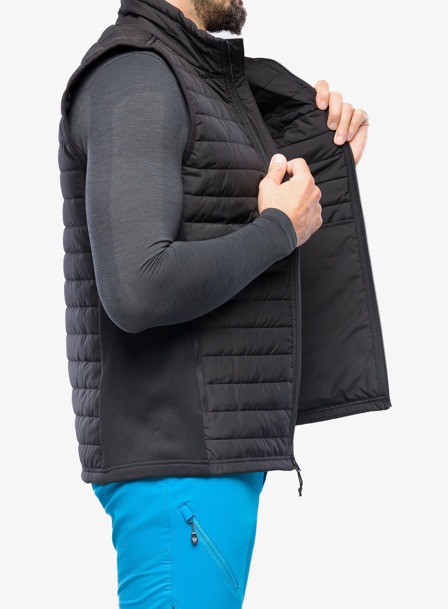Zateplená vesta The North Face Canyonlands Hybrid Vest - tnf black