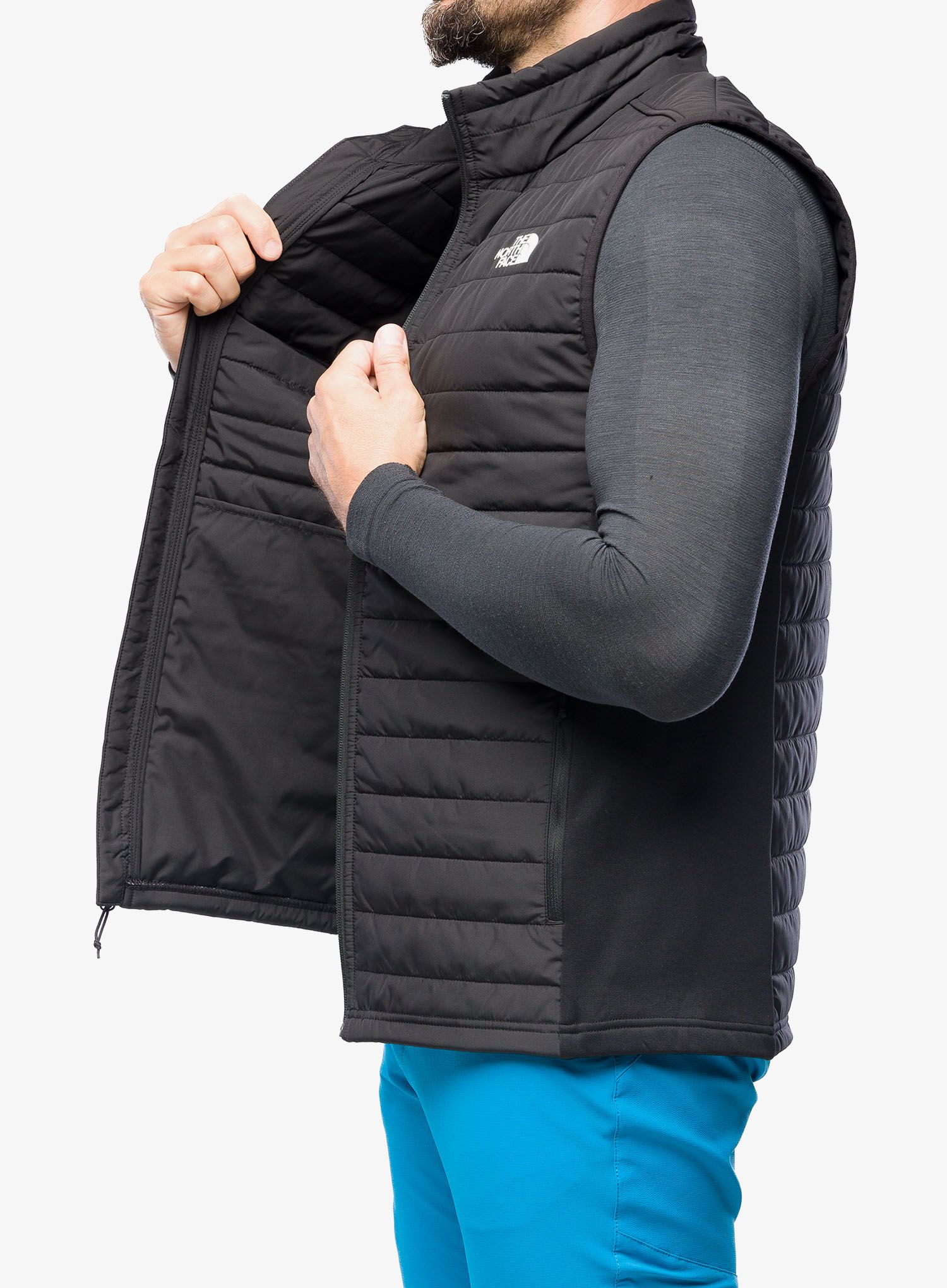 Zateplená vesta The North Face Canyonlands Hybrid Vest - tnf black