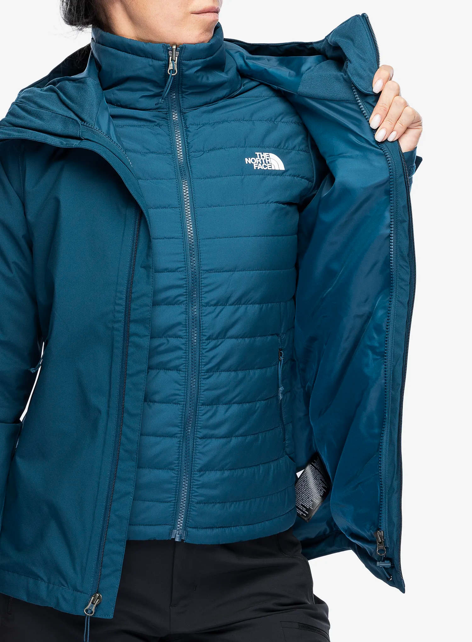Bunda 3v1 dámská The North Face Carto Triclimate Jacket - midnight petrol