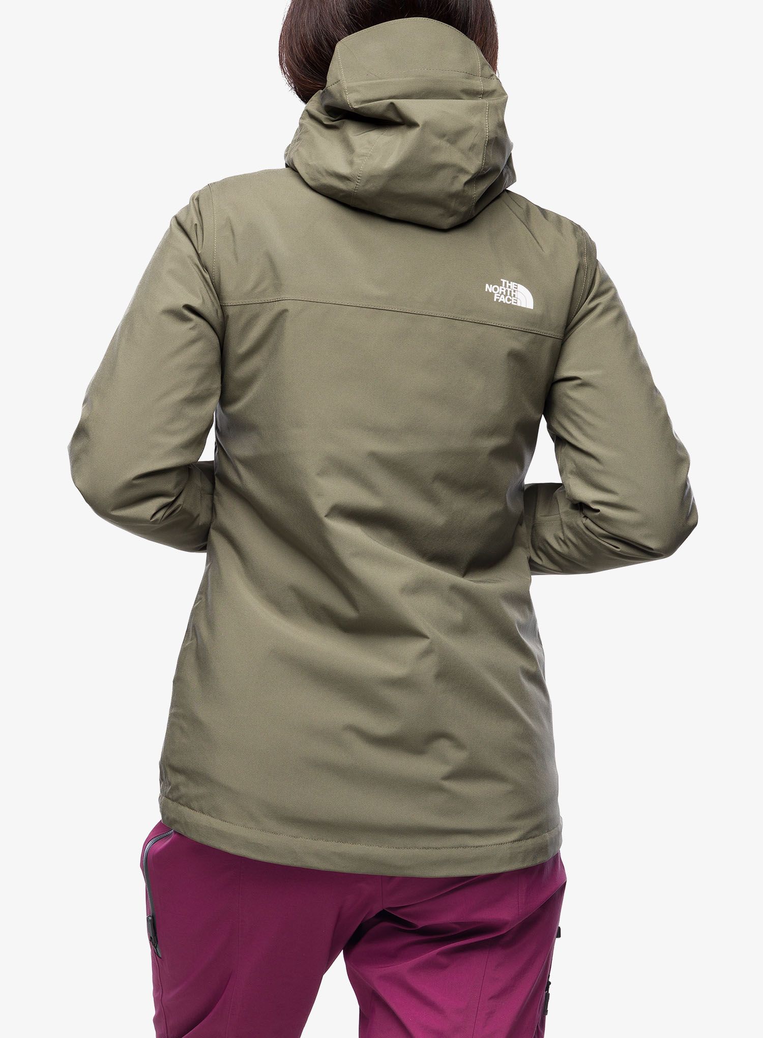 Bunda 3v1 dámská The North Face Carto Triclimate Jacket - taupe green