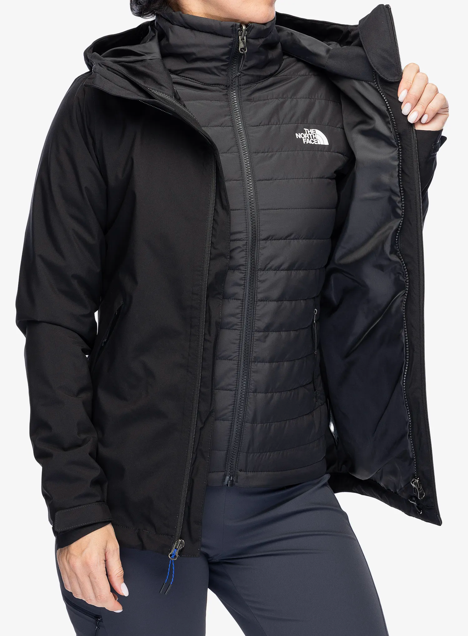 Bunda 3v1 dámská The North Face Carto Triclimate Jacket - tnf black