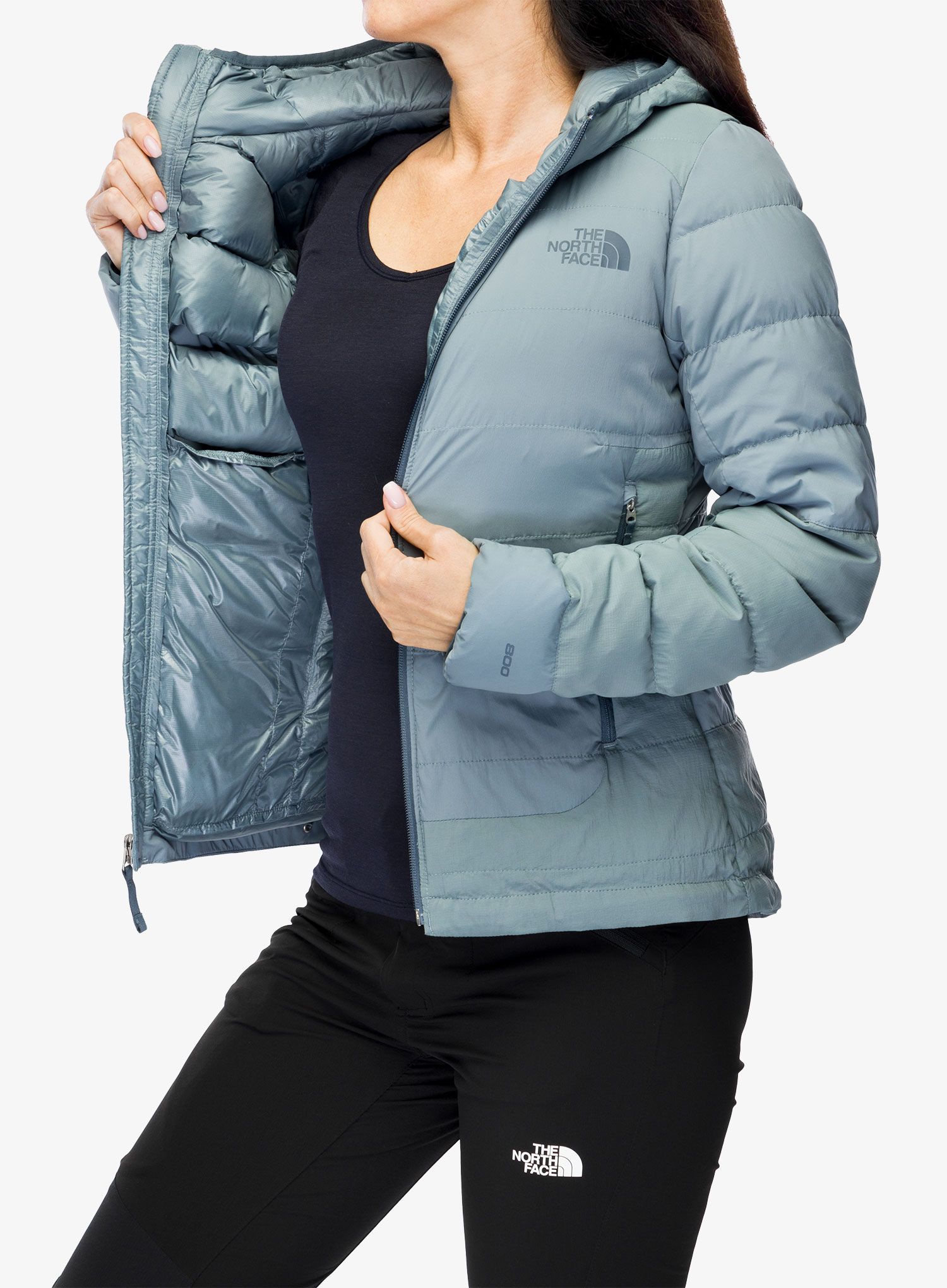 Dámská bunda The North Face Castleview 50/50 Down Jkt - goblin
