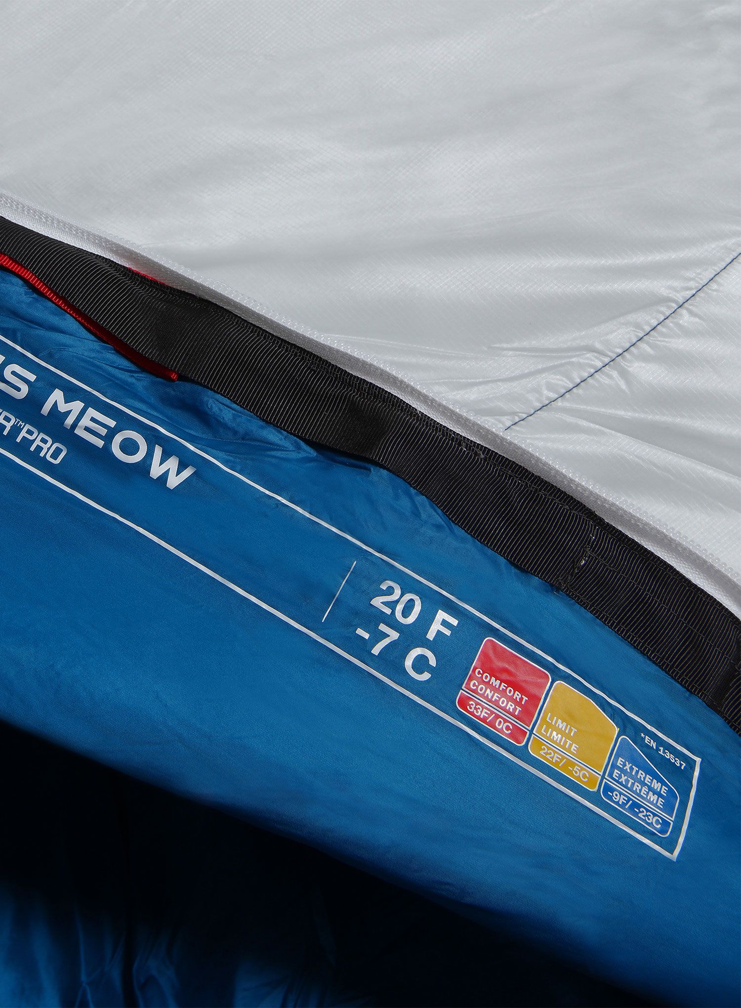 Spacák The North Face Cat's Meow Eco (198 cm) - banff blue/tin grey