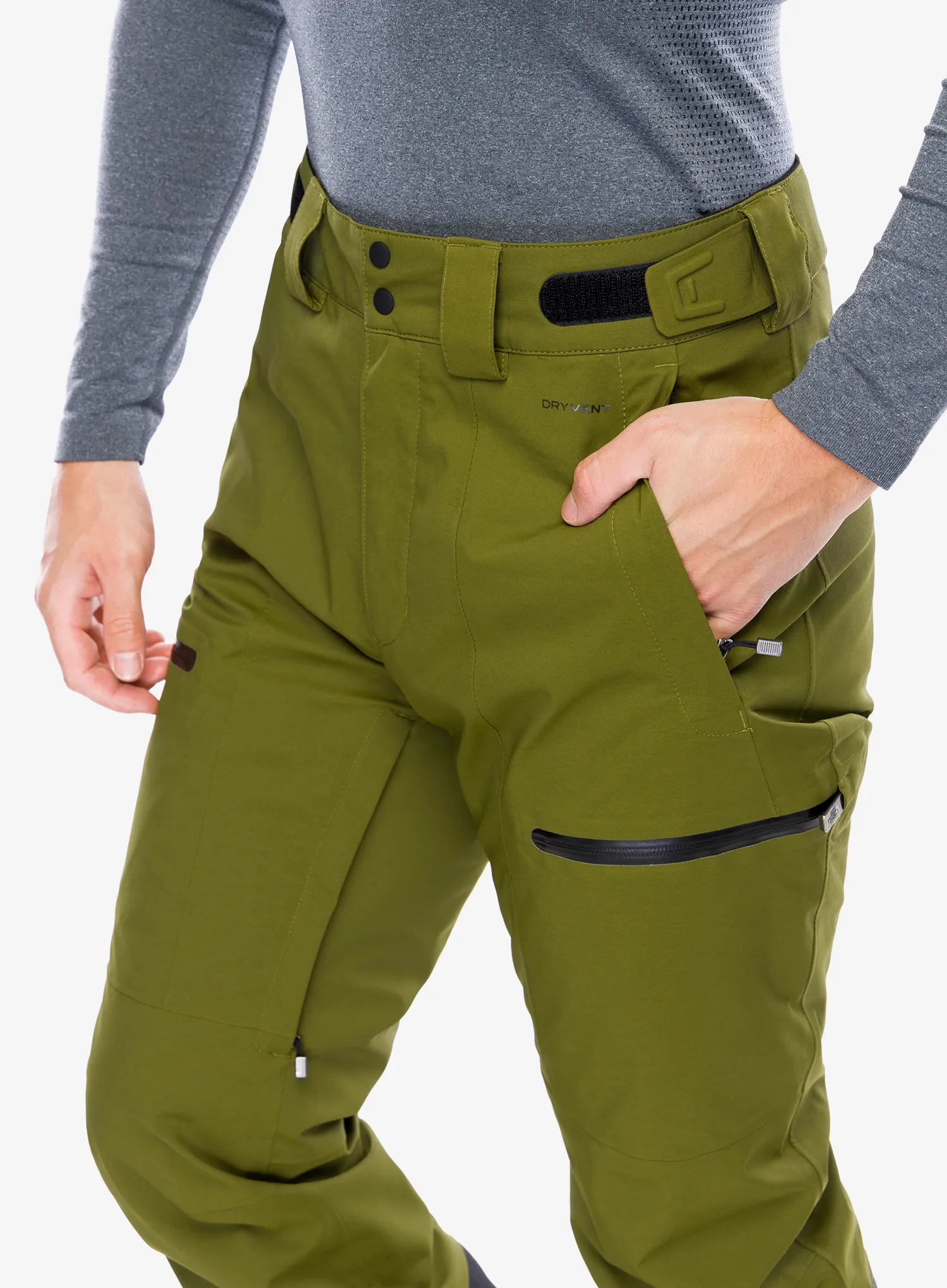 Lyžařské kalhoty The North Face Chakal Pant - forest olive