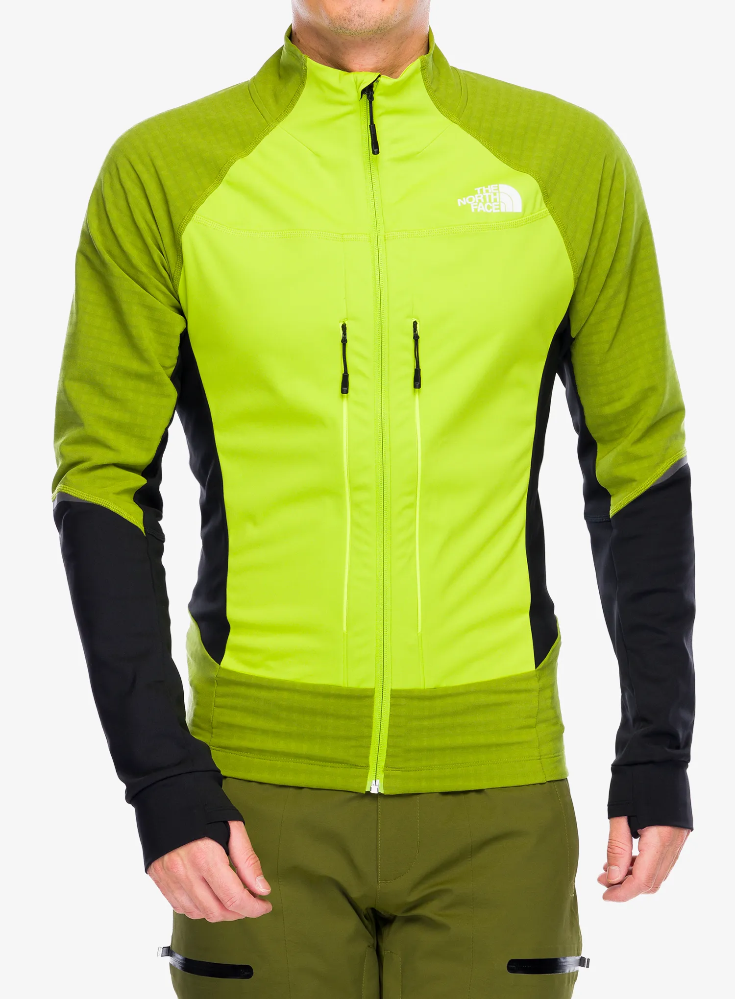Softshellová bunda The North Face Cordata Softshell FZ - meadow grass/oak green