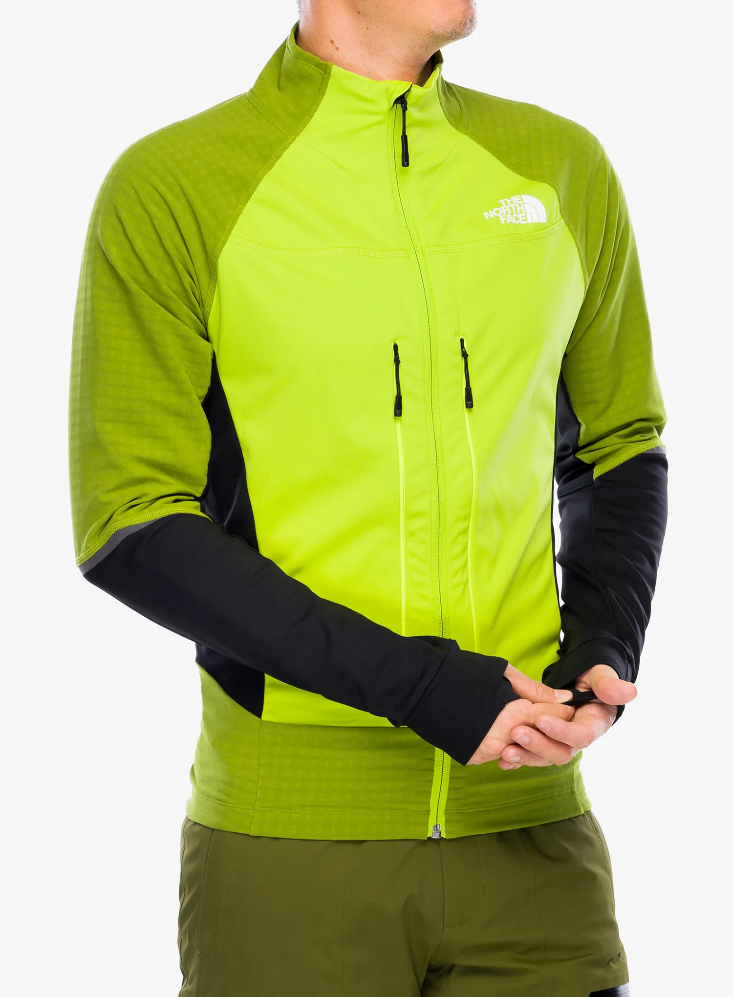 Softshellová bunda The North Face Cordata Softshell FZ - meadow grass/oak green