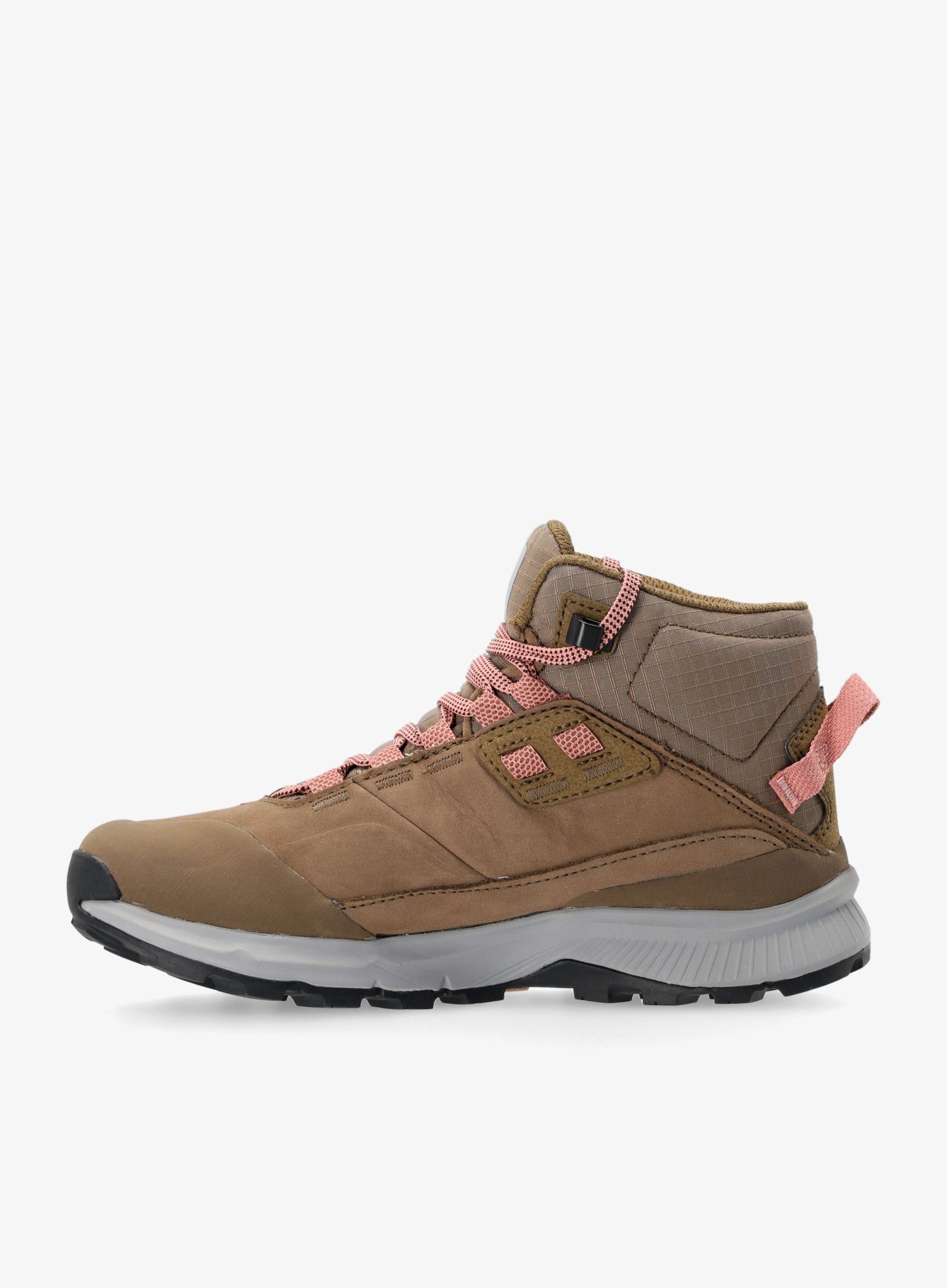 Dámské boty The North Face Cragstone Leather Mid WP - brown/grey