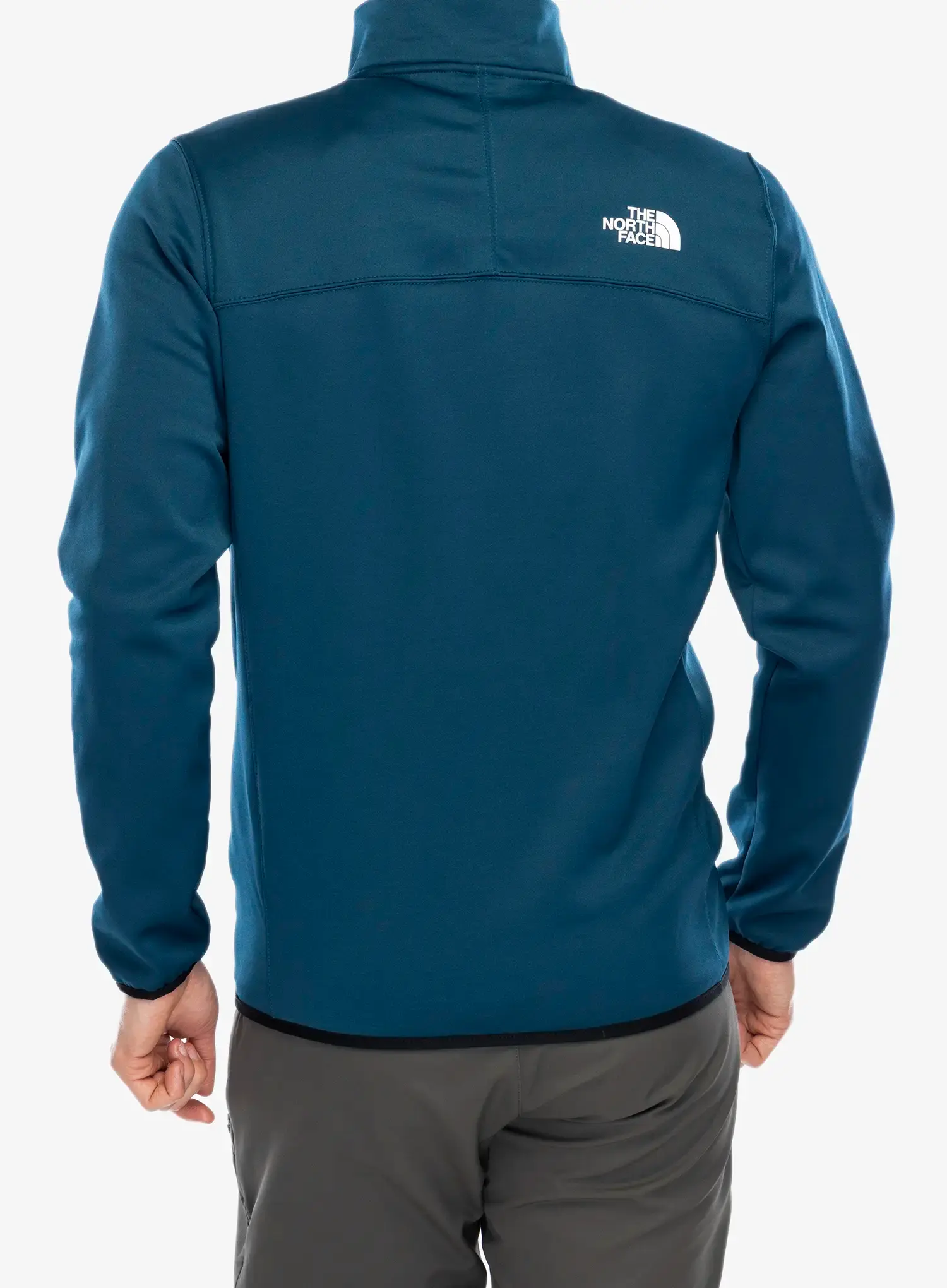 Mikina bez kapuce The North Face Crest 1/4 Zip - midnight petrol/tnf black