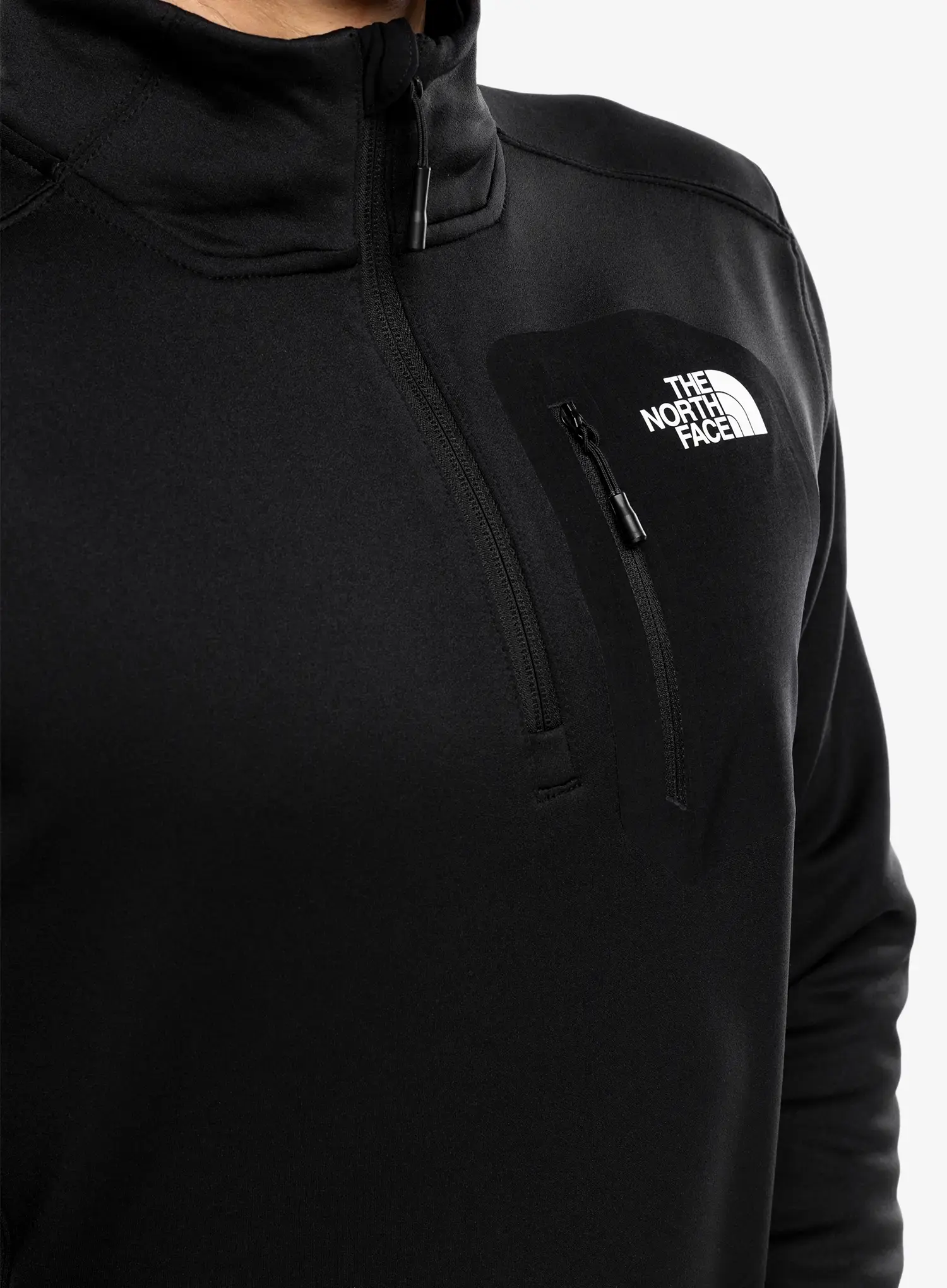 Mikina bez kapuce The North Face Crest 1/4 Zip - tnf black