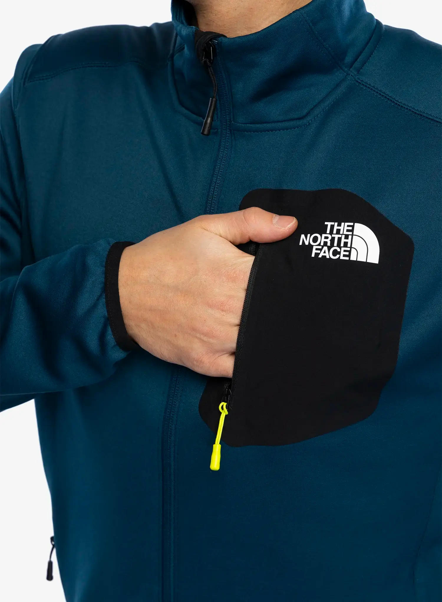 Fleecová bunda The North Face Crest FZ - midnight petrol/tnf black