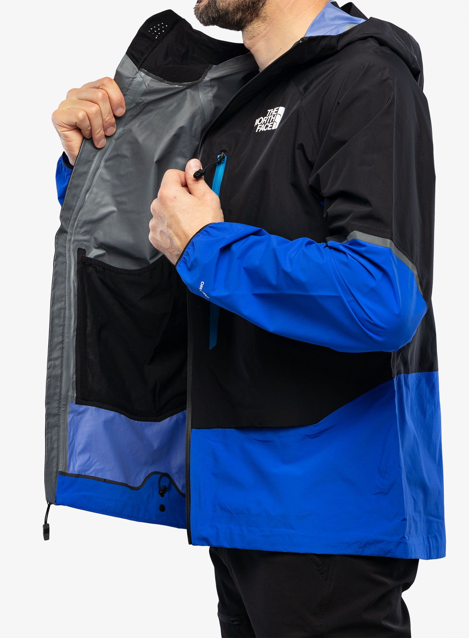 Skialpova bunda The North Face Dawn Turn 2.5 Cordura Shell - black/blue