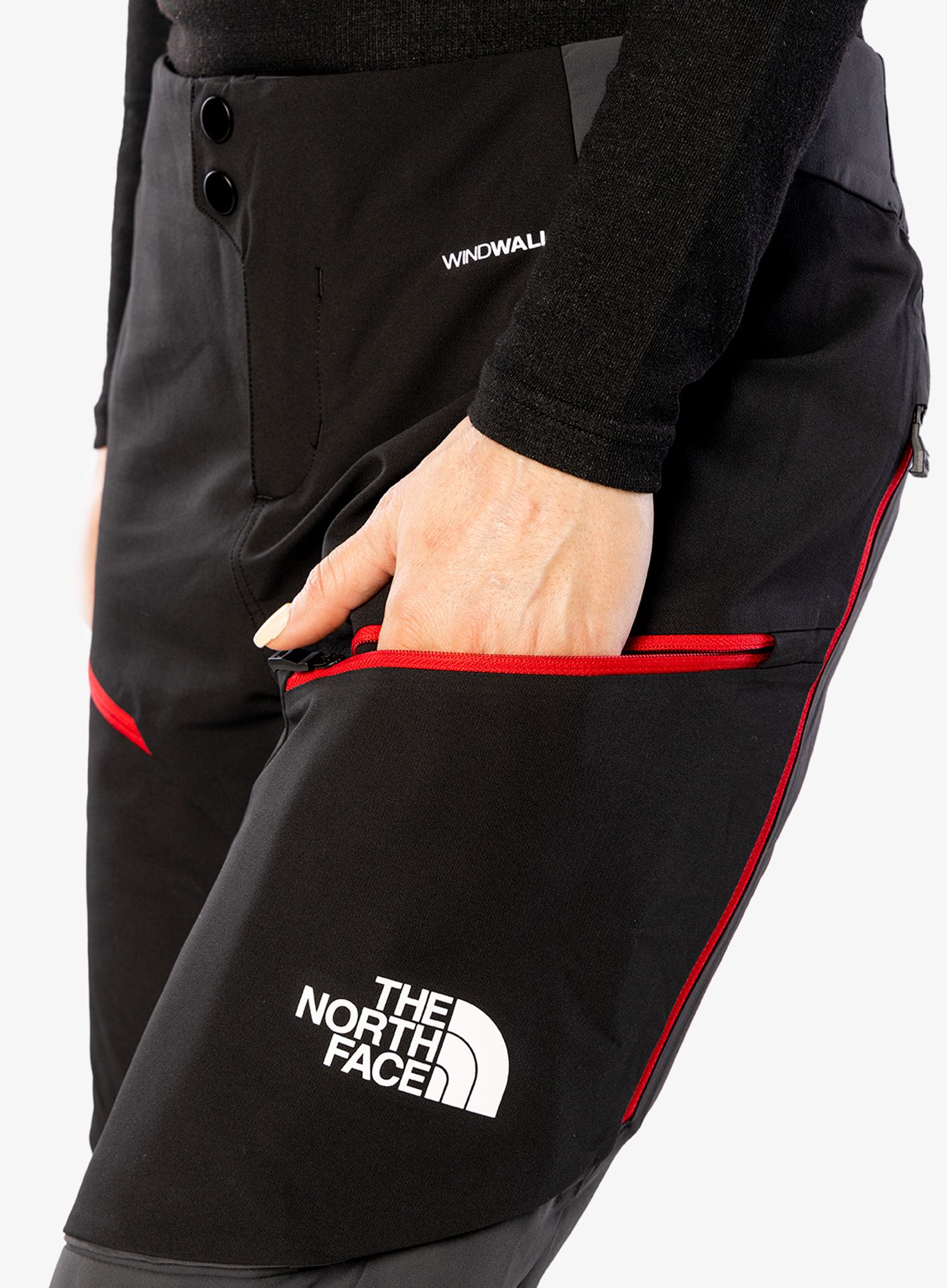 Dámské lyžařské kalhoty The North Face Dawn Turn Hybrid Pant - grey/tnfblk