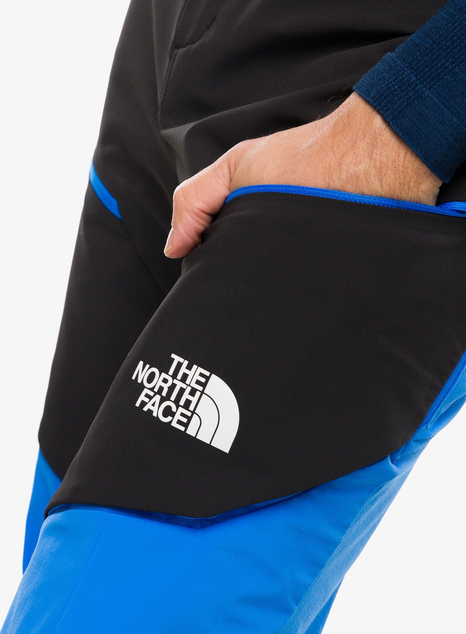 Skialpové kalhoty The North Face Dawn Turn Hybrid Pant - optic blue/black