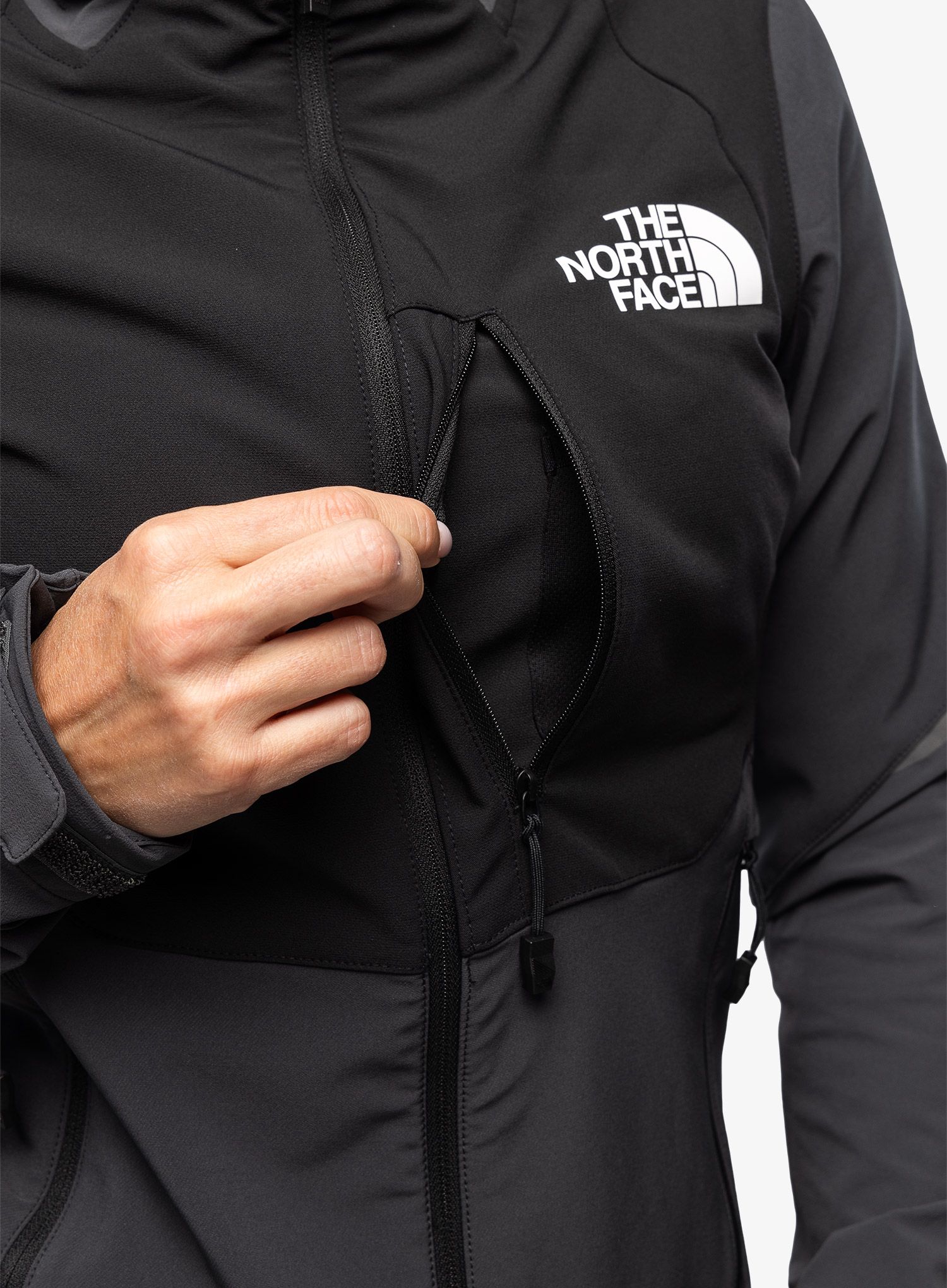 Softshellová bunda dámská The North Face Dawn Turn Hybrid Softshell Jacket - grey/black