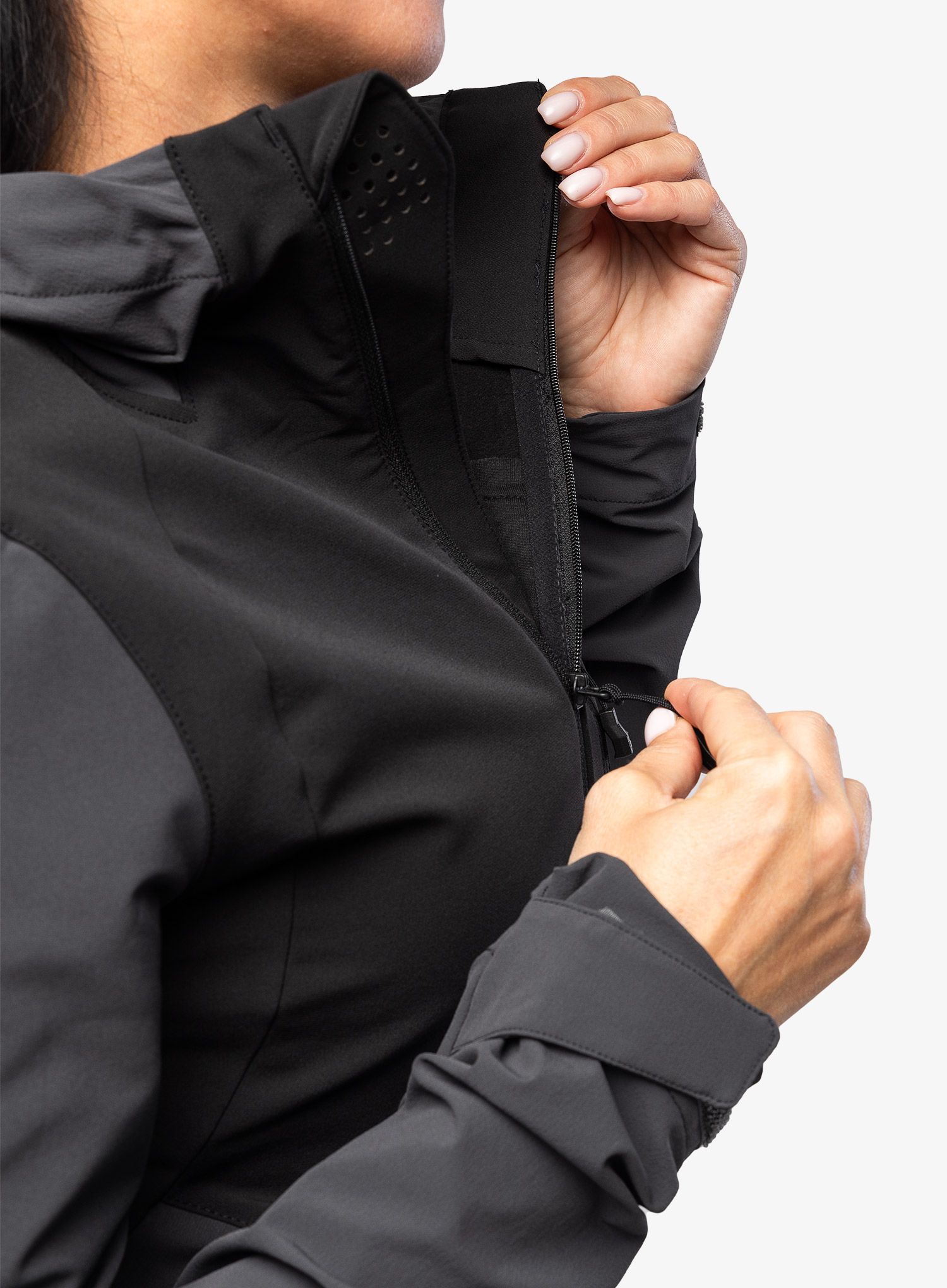 Softshellová bunda dámská The North Face Dawn Turn Hybrid Softshell Jacket - grey/black