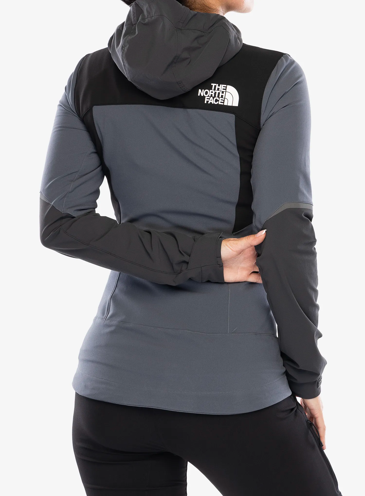 Dámská softshellová bunda The North Face Dawn Turn Hybrid Softshell Jacket - grey/blk